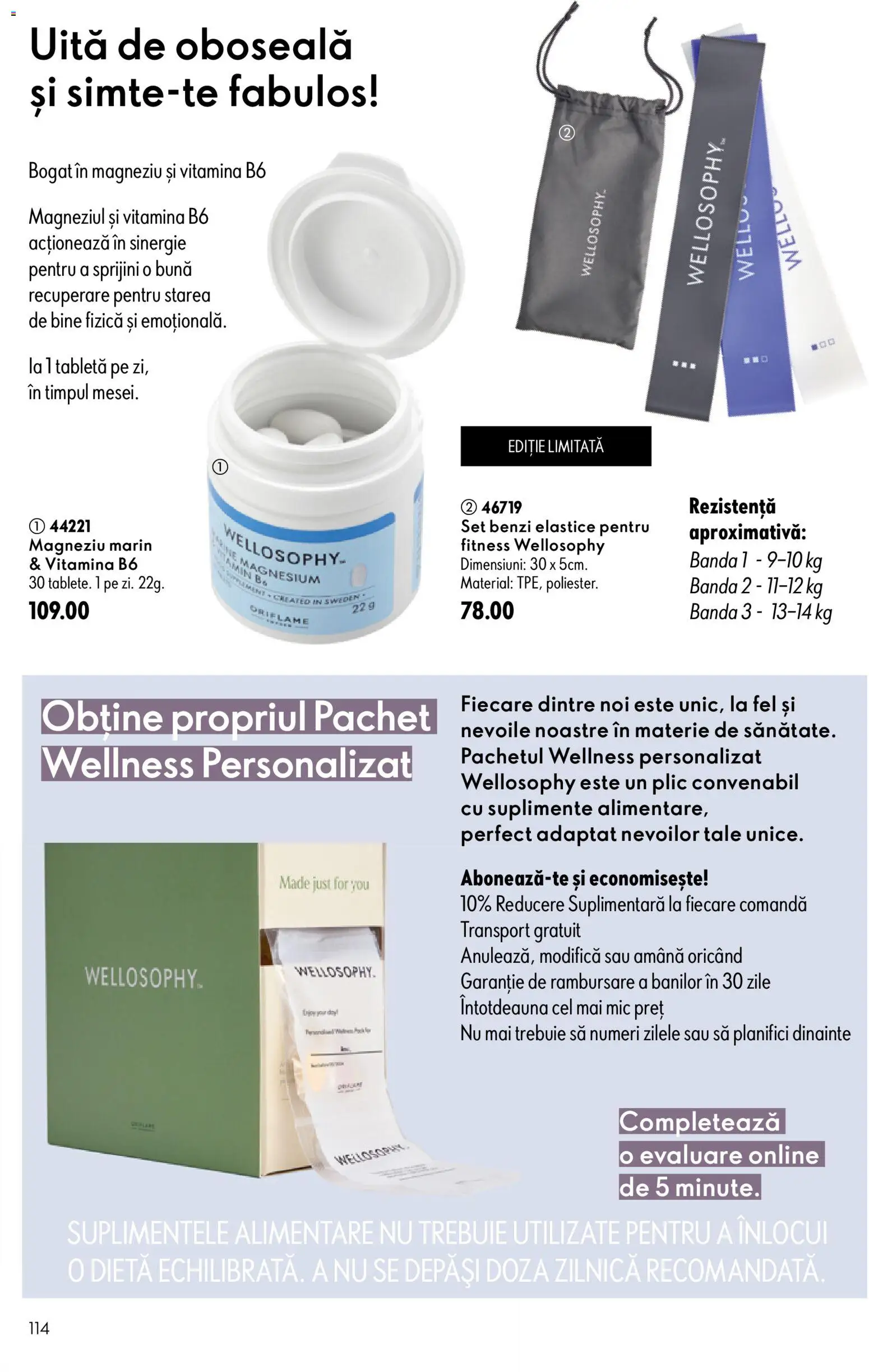 Noul catalog Oriflame – valabil de la 08.07.2026 | Pagină: 114 | Produse: Tabletă
