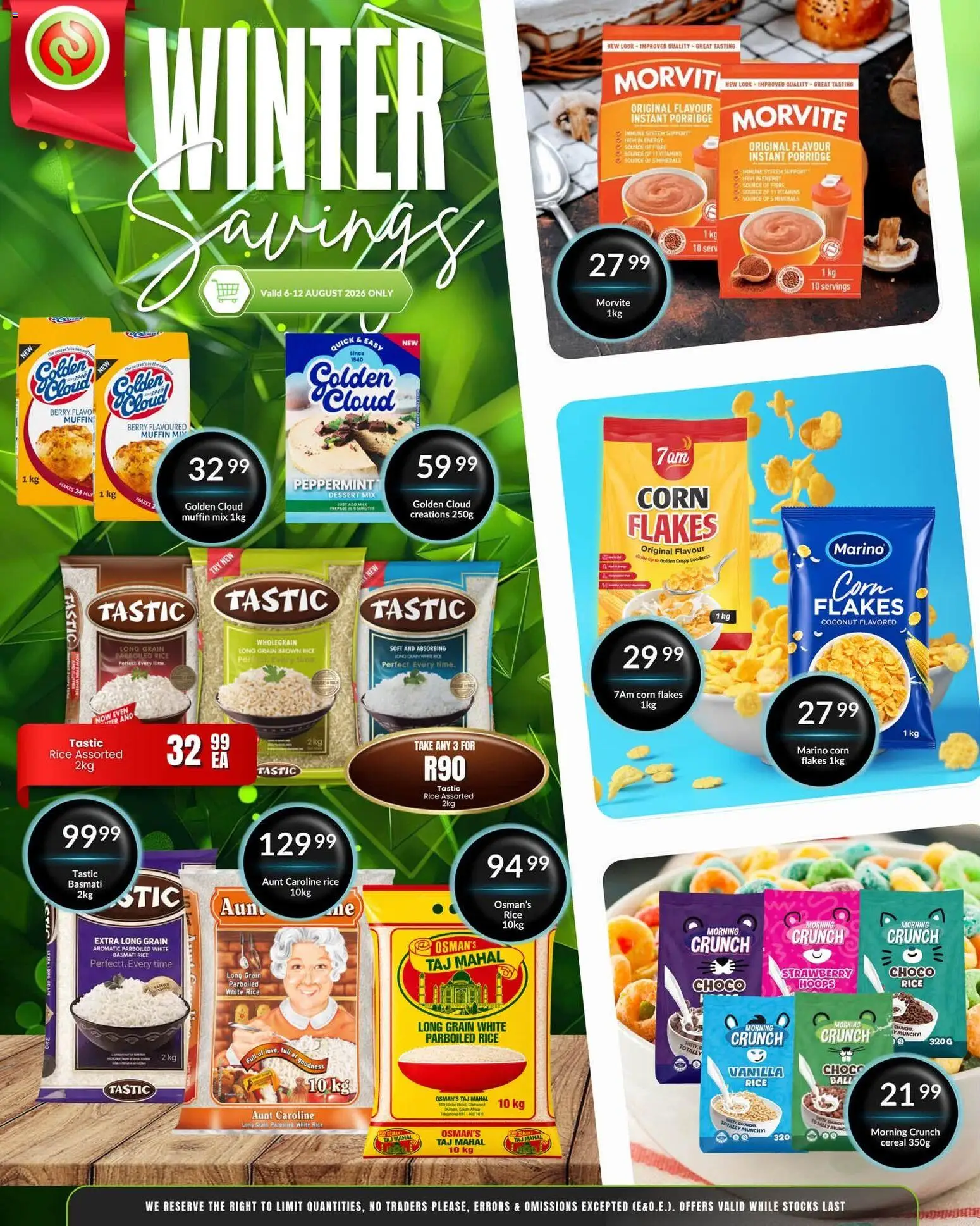 New Super Save catalogue – valid from 06/08/2026 | Page: 9 | Products: Vanilla, Vitamins, Porridge, Rice