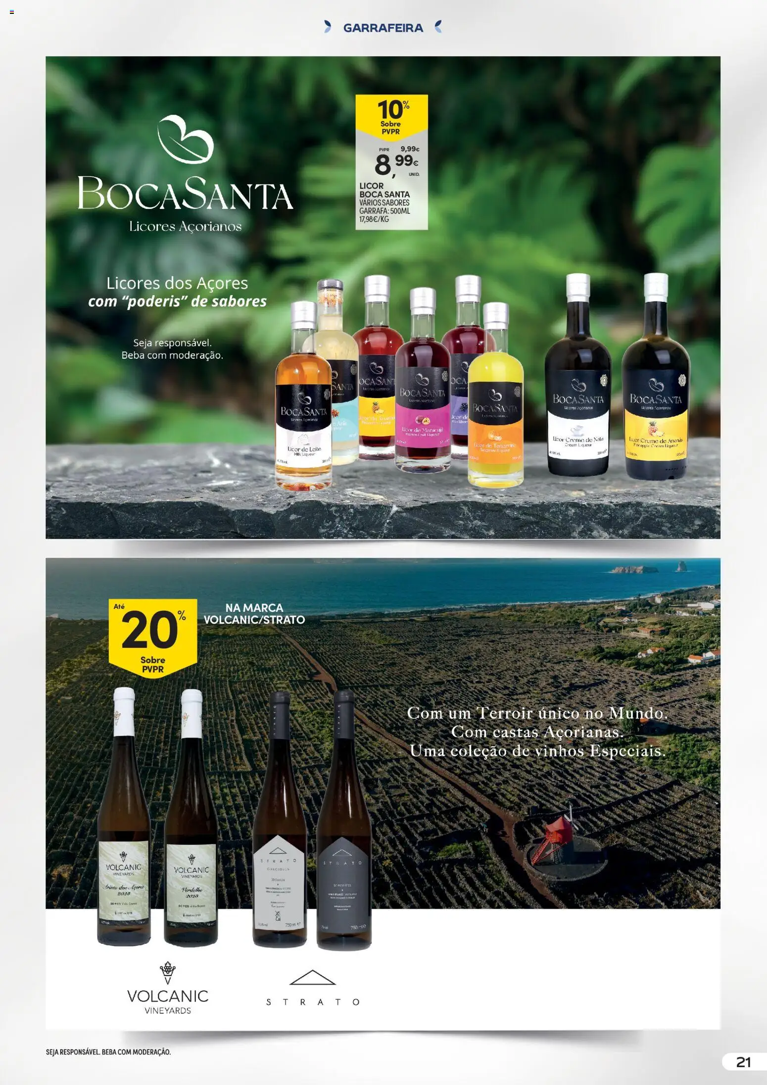 Continente - O melhor dos Açores │ válido de 12.05.2026 | Página: 21 | Produtos: Licor, Leite, Nata, Creme