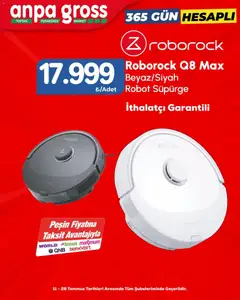 11 Temmuz 2026 tarihinden itibaren geçerli olan Anpa Gross kataloğu önizlemesi | Sayfa: 4 | Ürünler: Robot, Robot süpürge