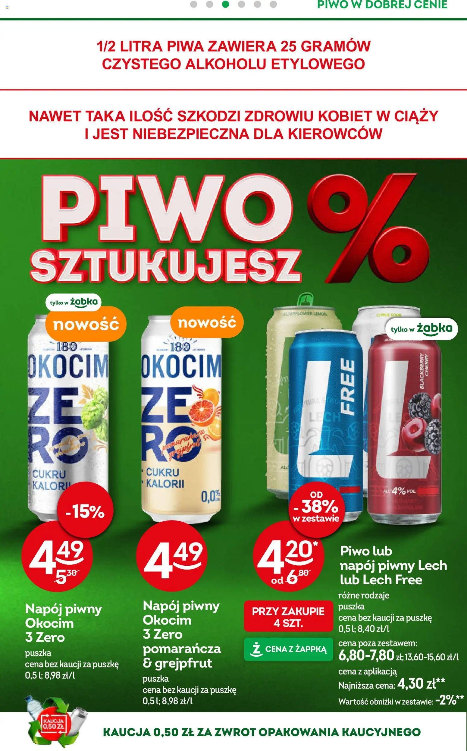 Żabka gazetka od 01.07.2026 | Strona: 54 | Produkty: Piwo, Grejpfrut