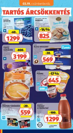 PROTEIN TÚRÓKRÉM, fehérjében gazdag, szamóca vagy őszibarack-maracuja, 235 g/tégely - amely érvényes a következő dátumtól: 03.05.2026 | Oldal: 62