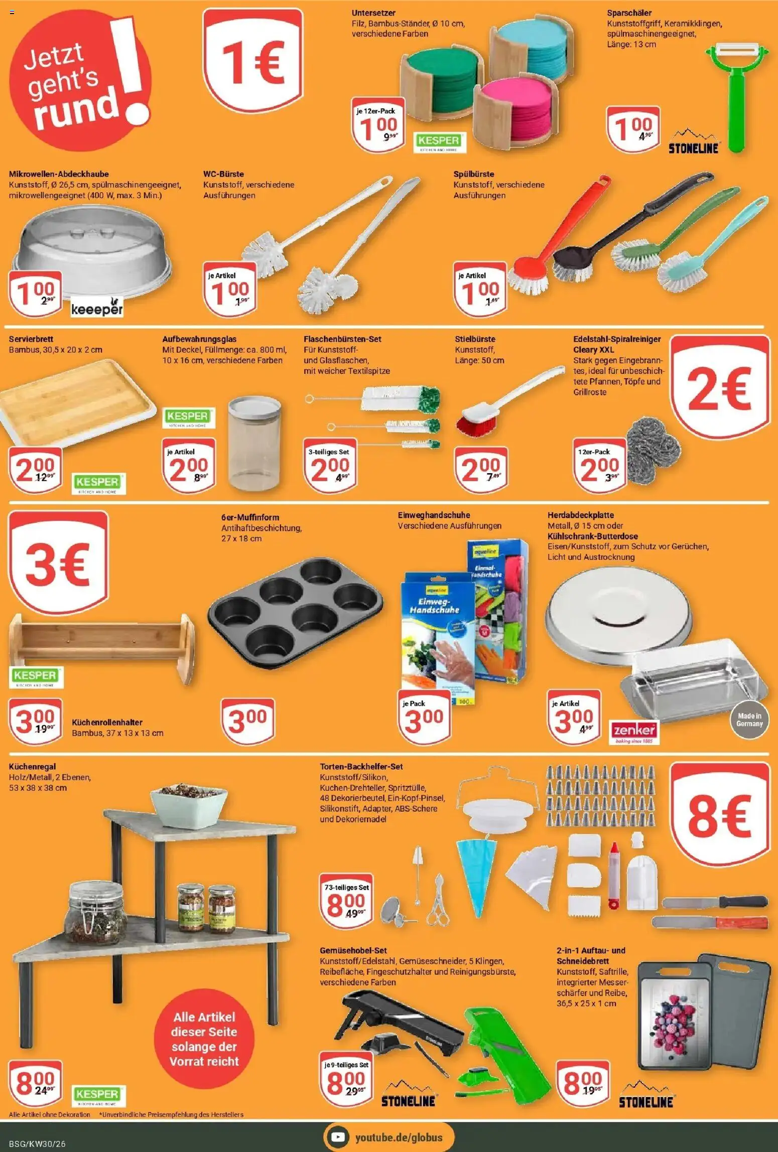Globus Prospekt Braunschweig – gültig ab 20.07.2026 | Seite: 20 | Produkte: Handschuhe