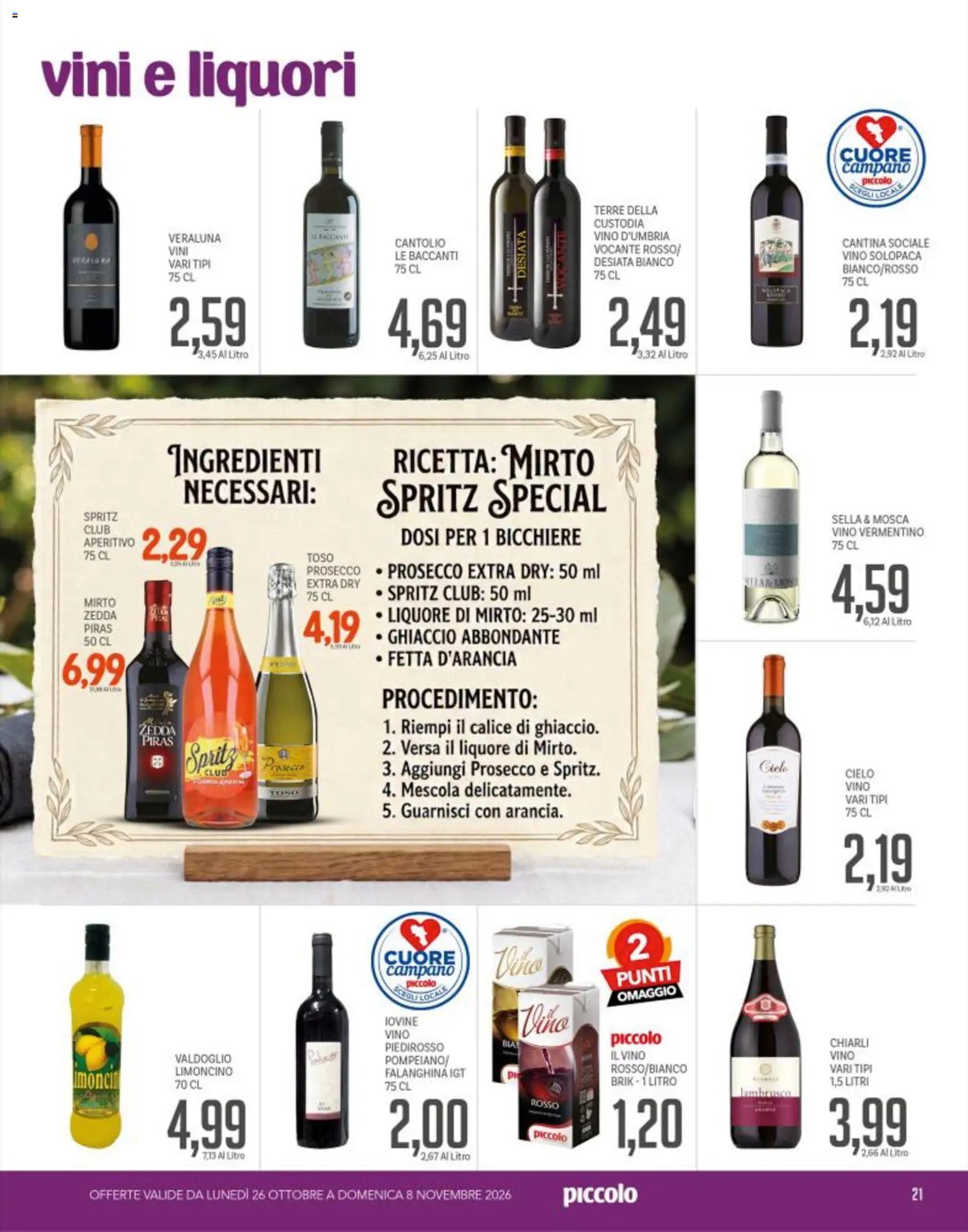 Volantino Piccolo del 26/10/2026 | Pagina: 21
