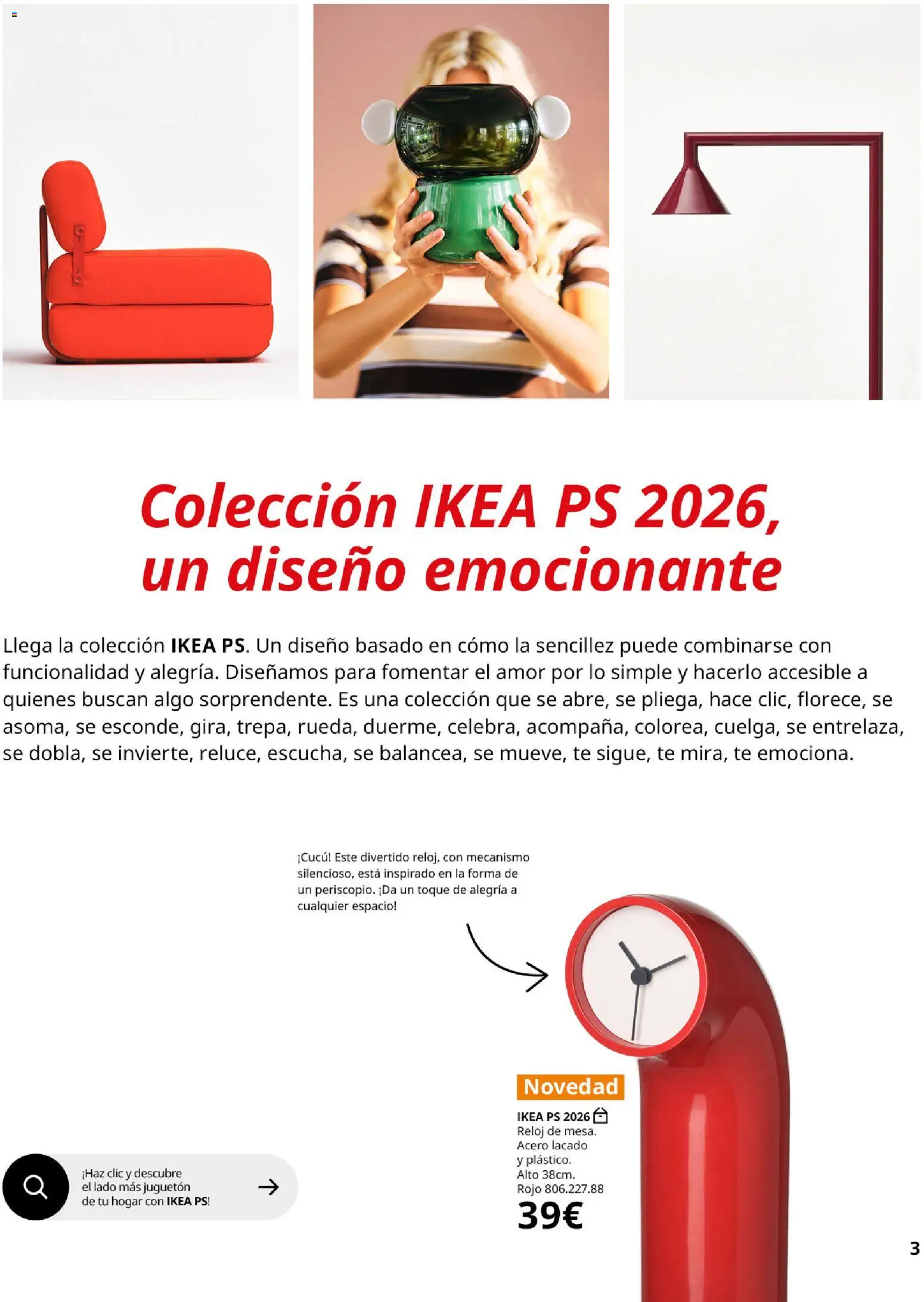 Catálogo IKEA Ps │ válido desde el 01.06.2026 | Página: 3 | Productos: Té, Reloj