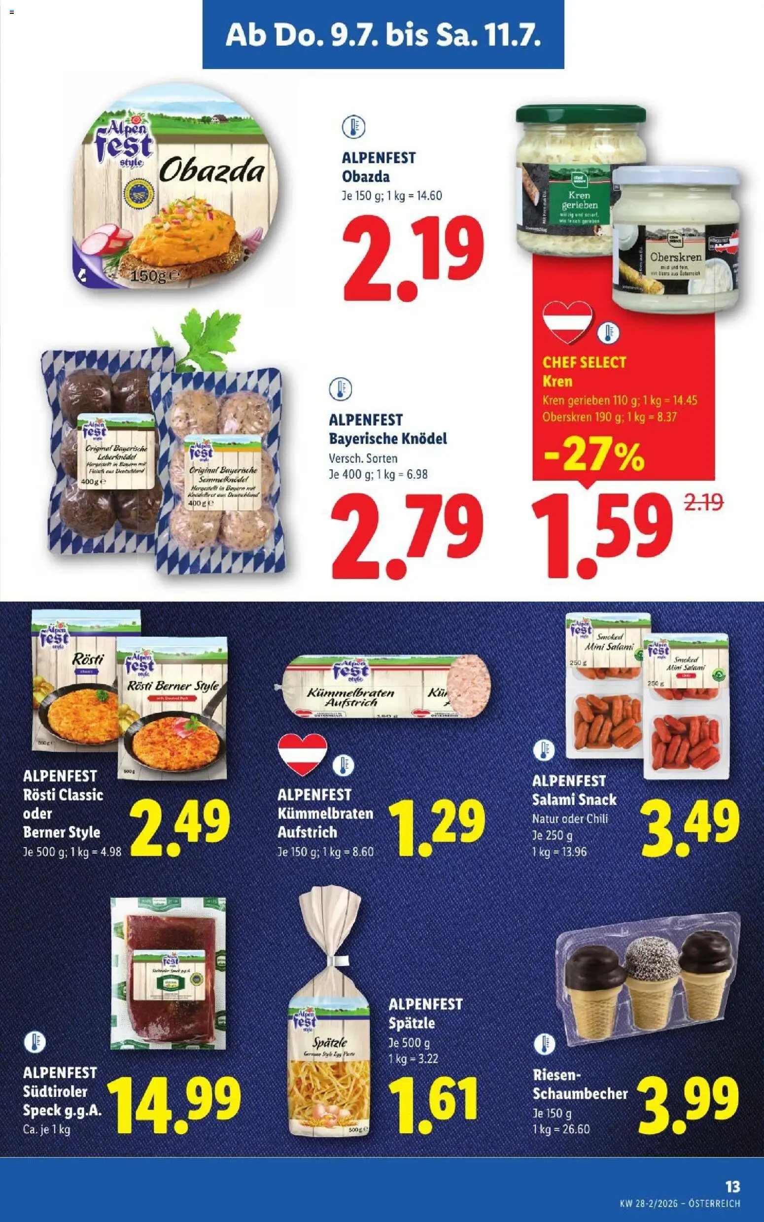 Lidl - Flugblatt gültig ab 09.07.2026 | Seite: 15 | Produkte: Chili, Salami