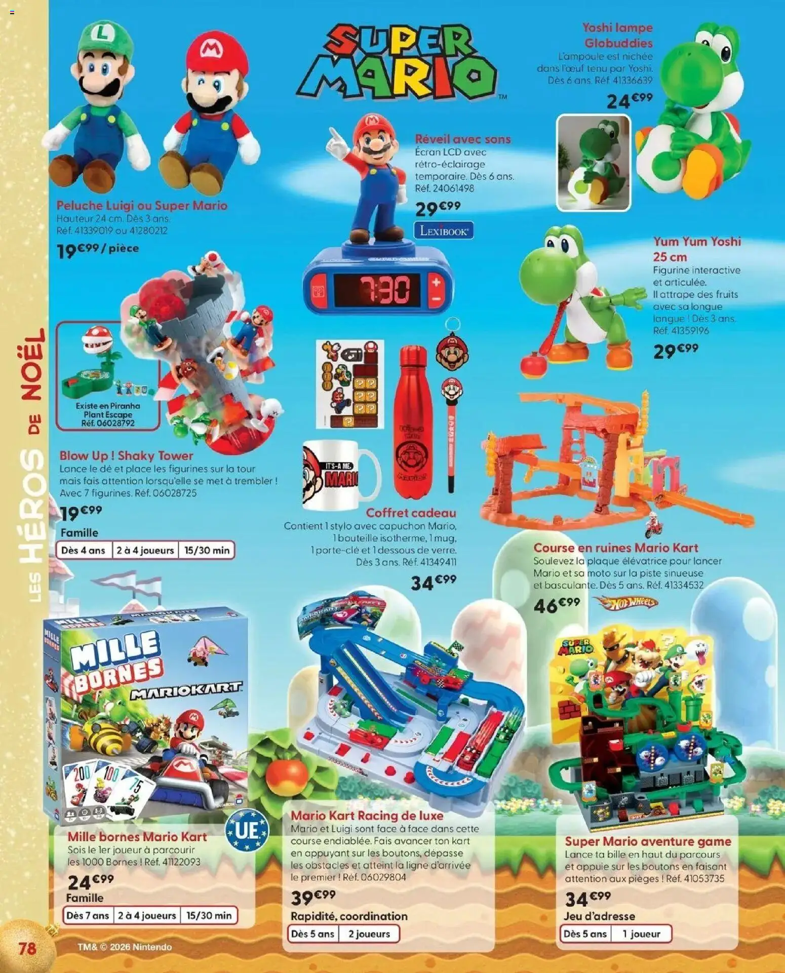 La Grande Récré - LE NOËL DE TOUTES LES PASSIONS à partir du 14/10/2026 - promo en ligne | Page: 78 | Produits: Réveil, Joueur, Peluche, Hot Wheels