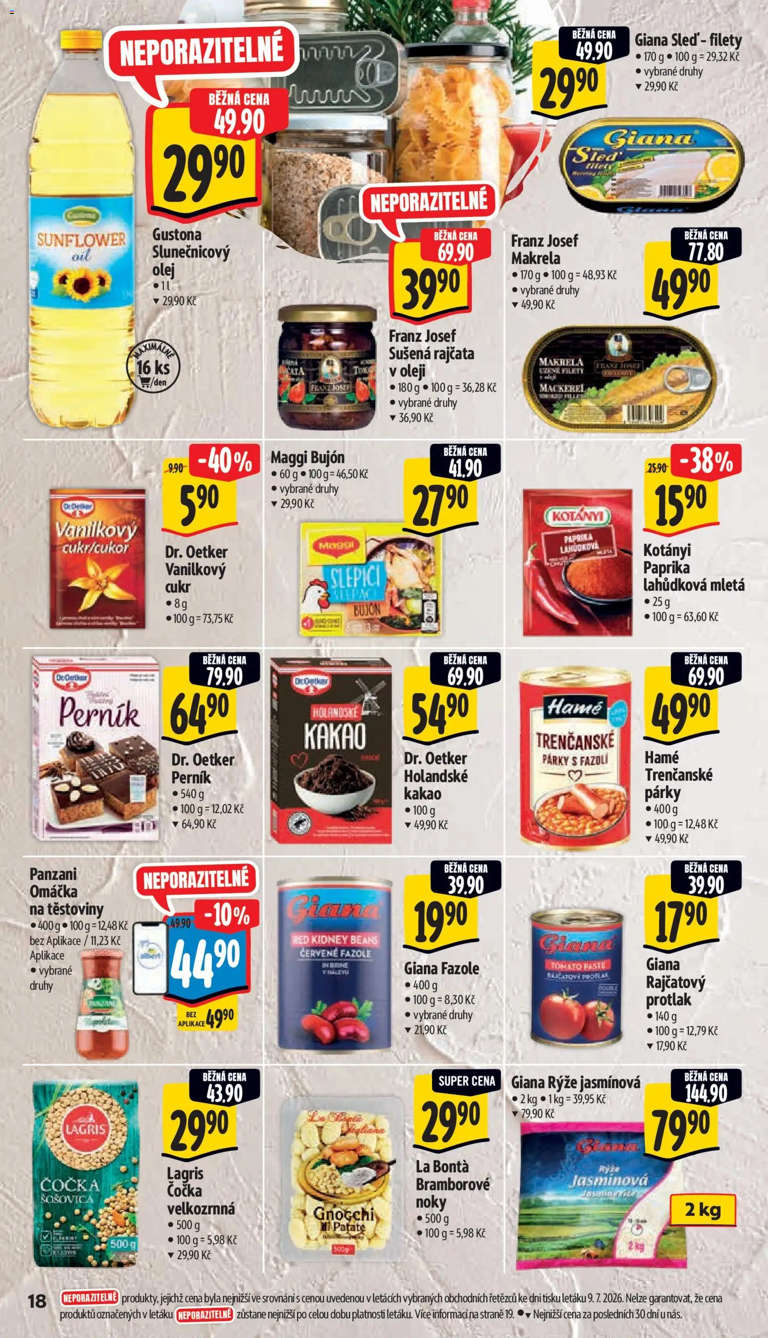 Albert leták - Supermarket - Praha Taškent od 15.07.2026 | Strana: 28 | Produkty: Rajčata, Těstoviny, Párky, Těstoviny Panzani