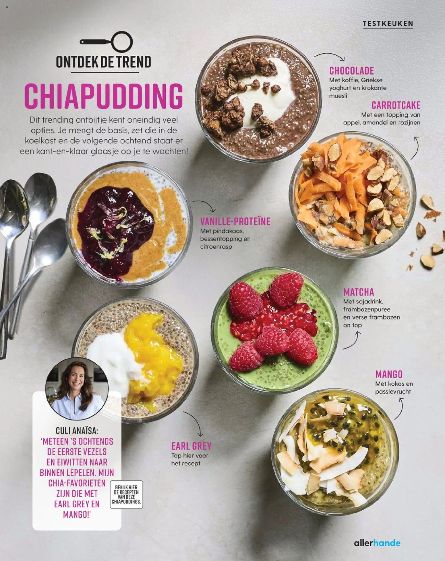 {H1} | Pagina: 104 | Producten: Matcha, Pudding, Muesli, Koelkast
