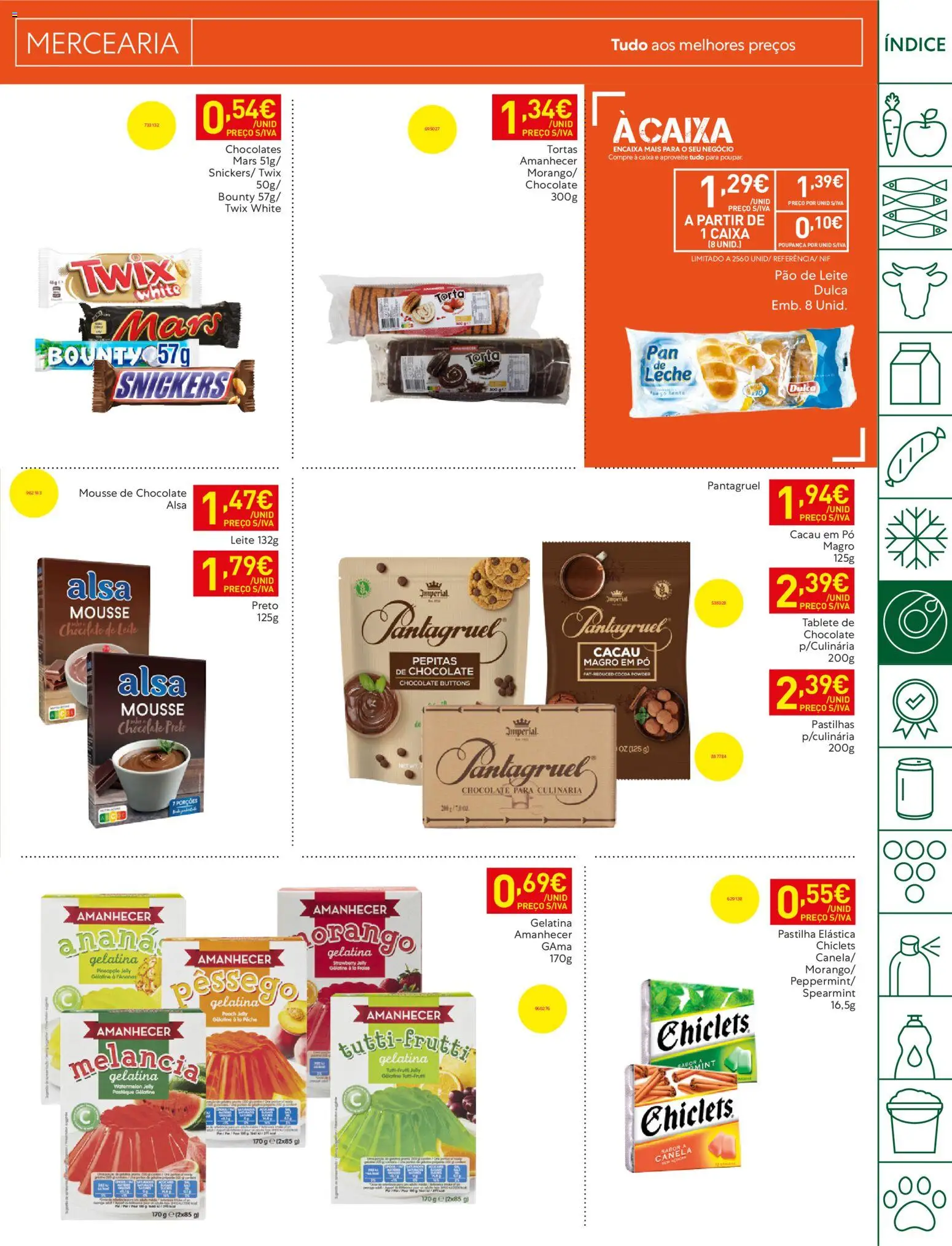 Recheio folheto Madeira │ válido de 07/07/2026 | Página: 21 | Produtos: Gelatina, Lente, Canela, Pão