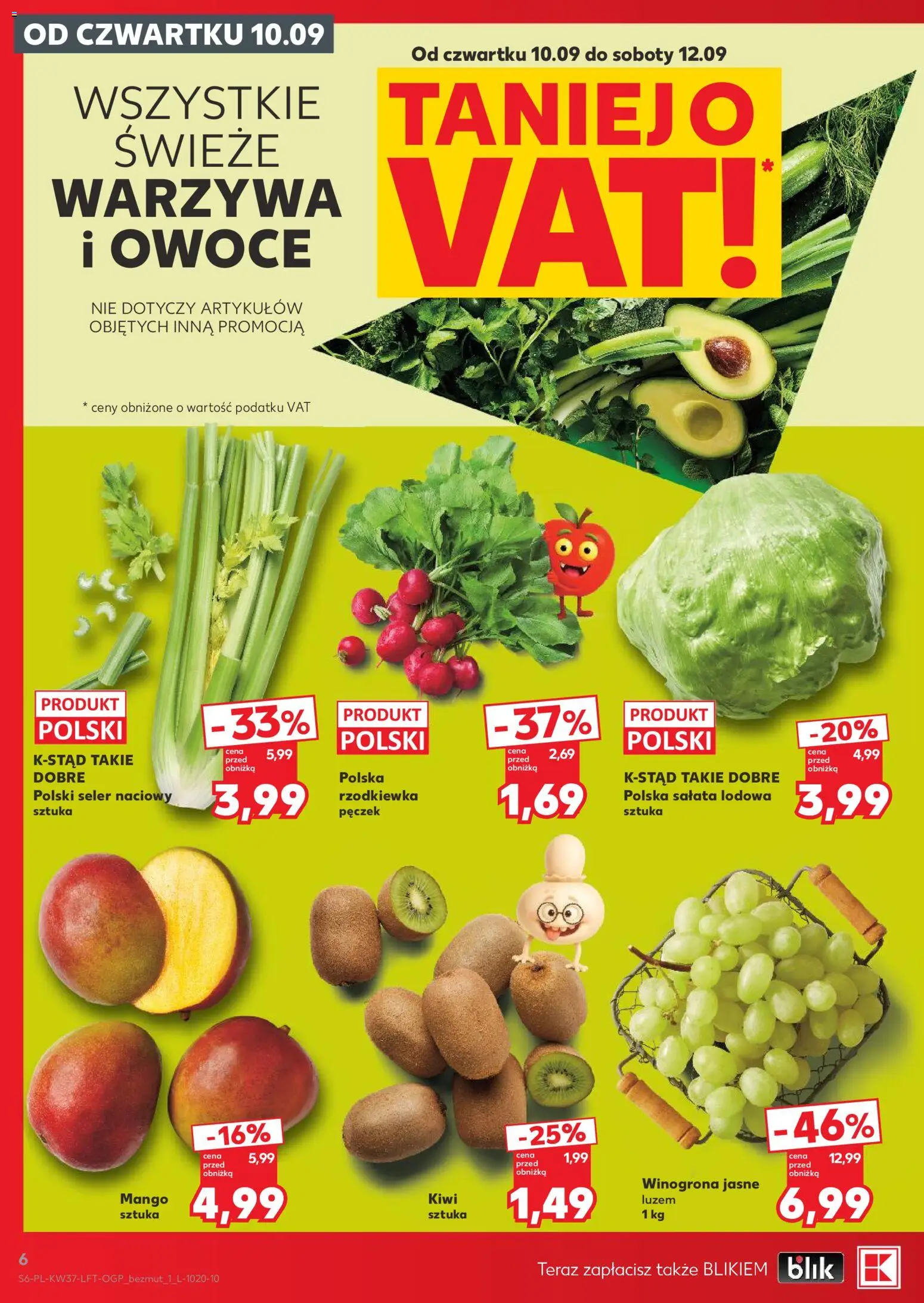 Kaufland Polsko leták od 10.09.2026 | Strana: 6 | Produkty: Mango