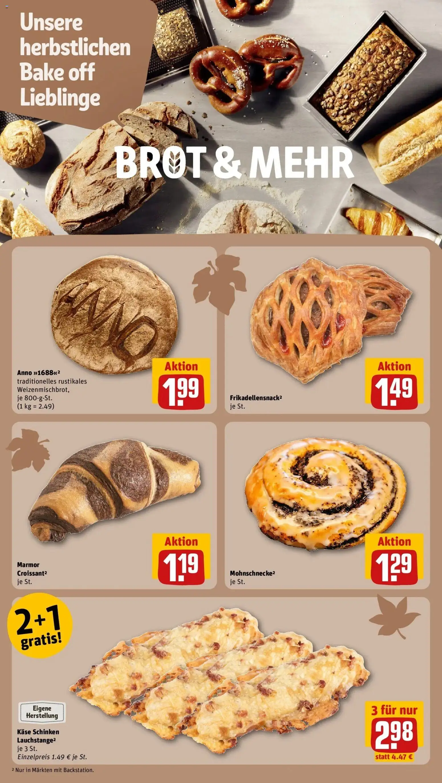 REWE Prospekt ab 12.10.2026 zum Blättern » Angebote | Seite: 10 | Produkte: Käse, Brot, Schinken