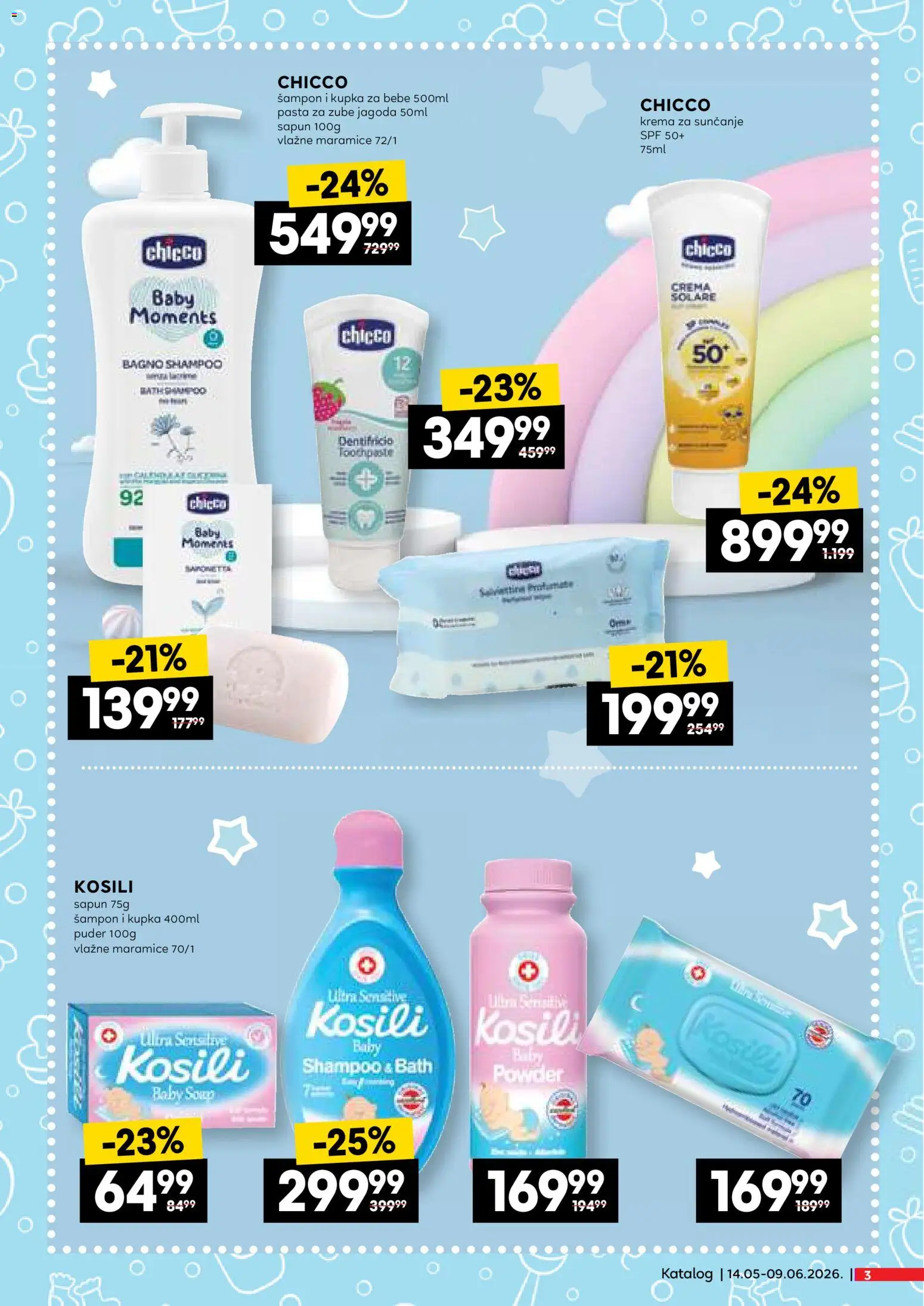 Roda katalog - važi od 14.05.2026 | Strana: 3 | Proizvode: Puder, Krema, Sapun, Pasta za zube