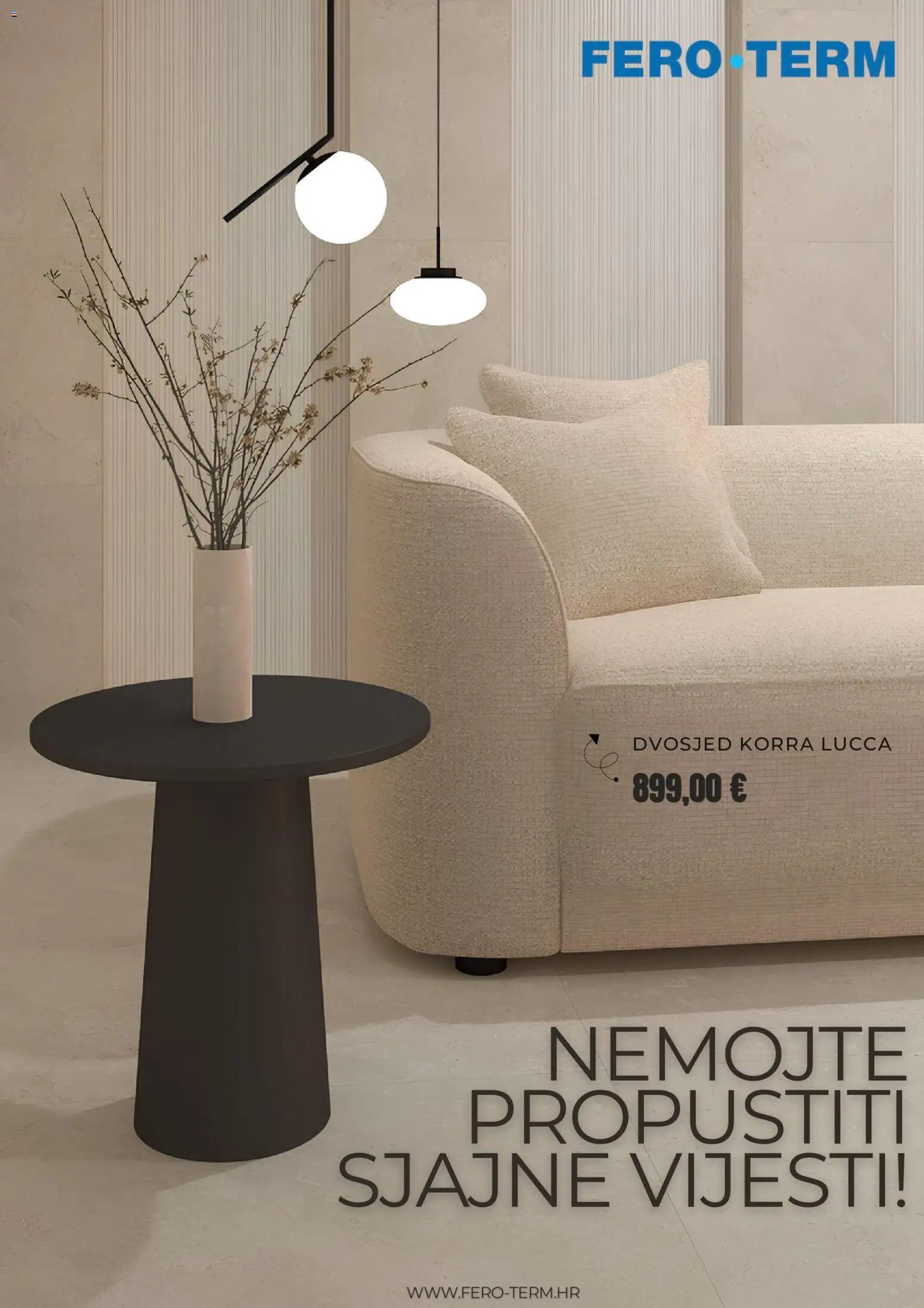 Fero-term katalog | vrijedi od 16.10.2026 | Stranica: 1 | Proizvodi: Dvosjed
