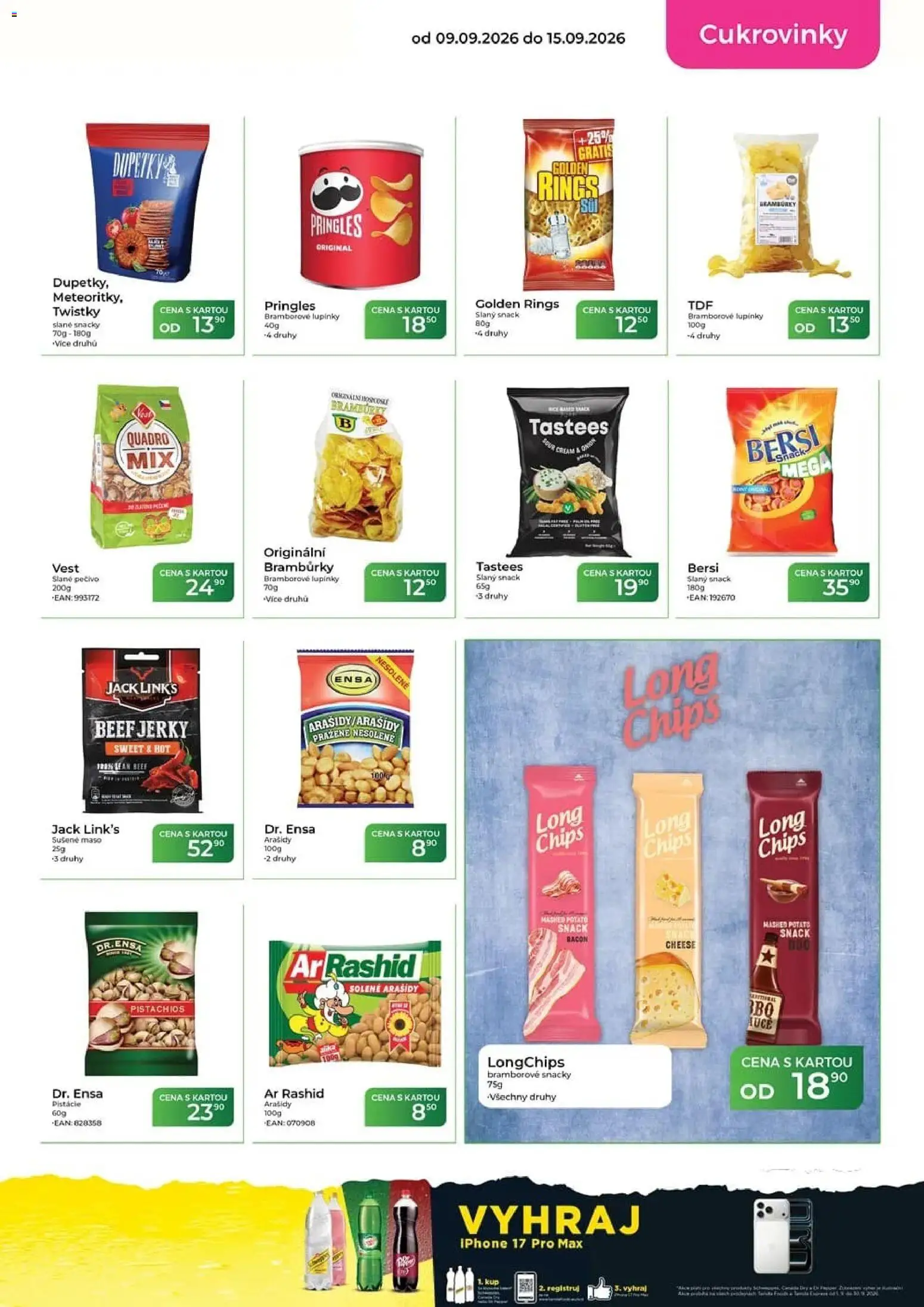 Tamda Foods leták od 16.09.2026 | Strana: 35 | Produkty: Pistácie, Pringles, Arašídy, Pečivo