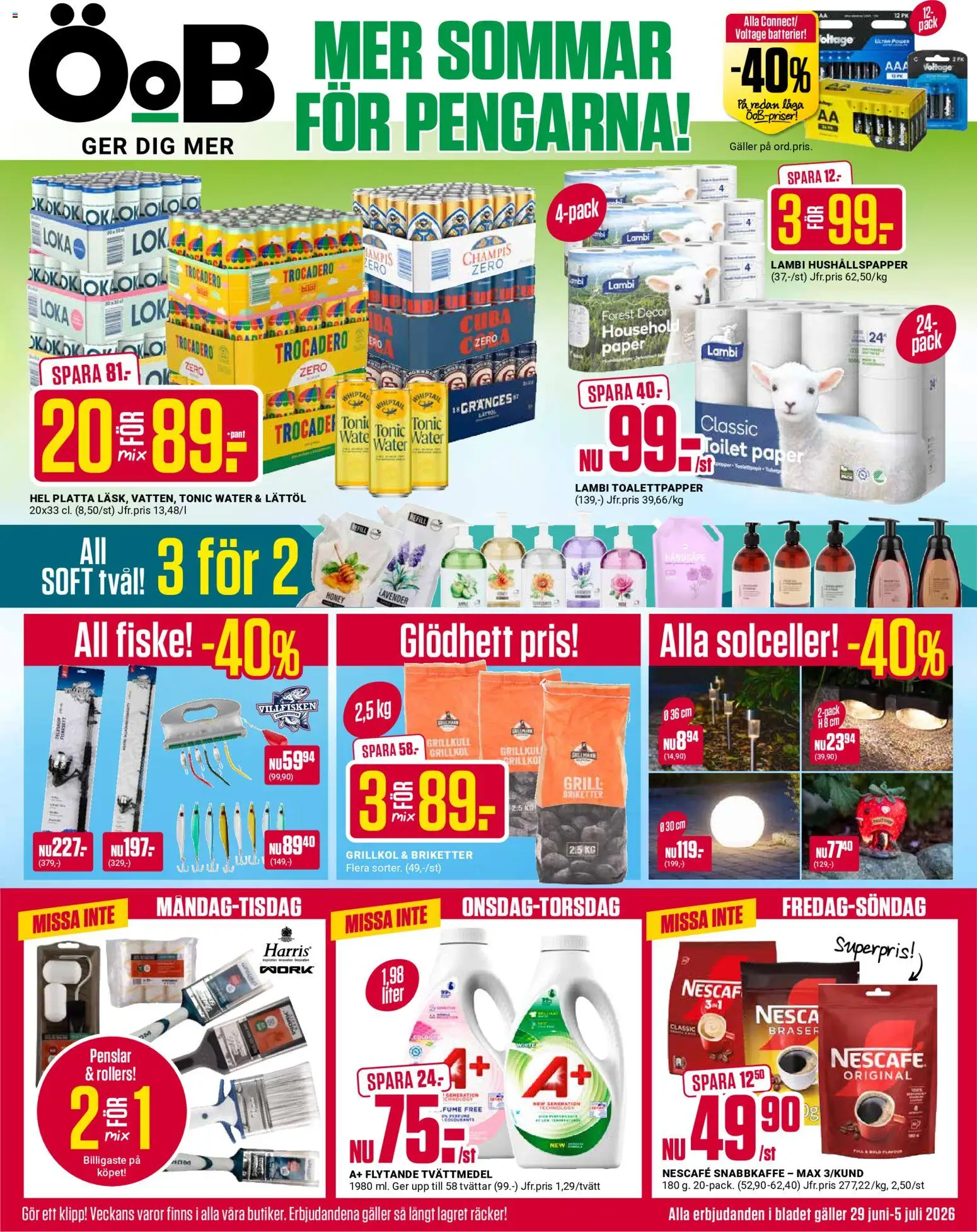 ÖoB reklamblad aktuell från 29/06/2026 | Sida: 1