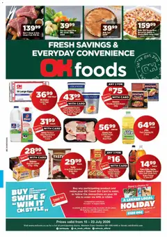 OK Foods specials catalogue – valid from 15/07/2026
