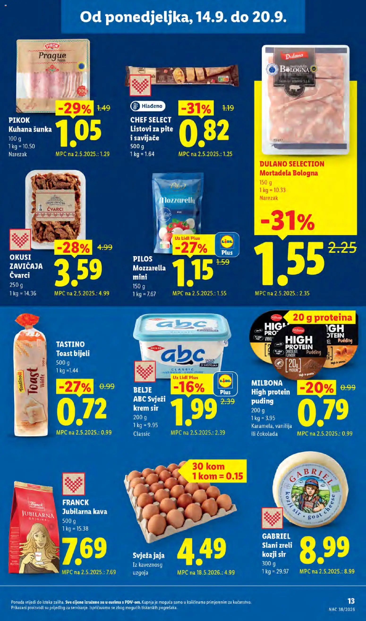 Lidl katalog | vrijedi od 14.09.2026 | Stranica: 13