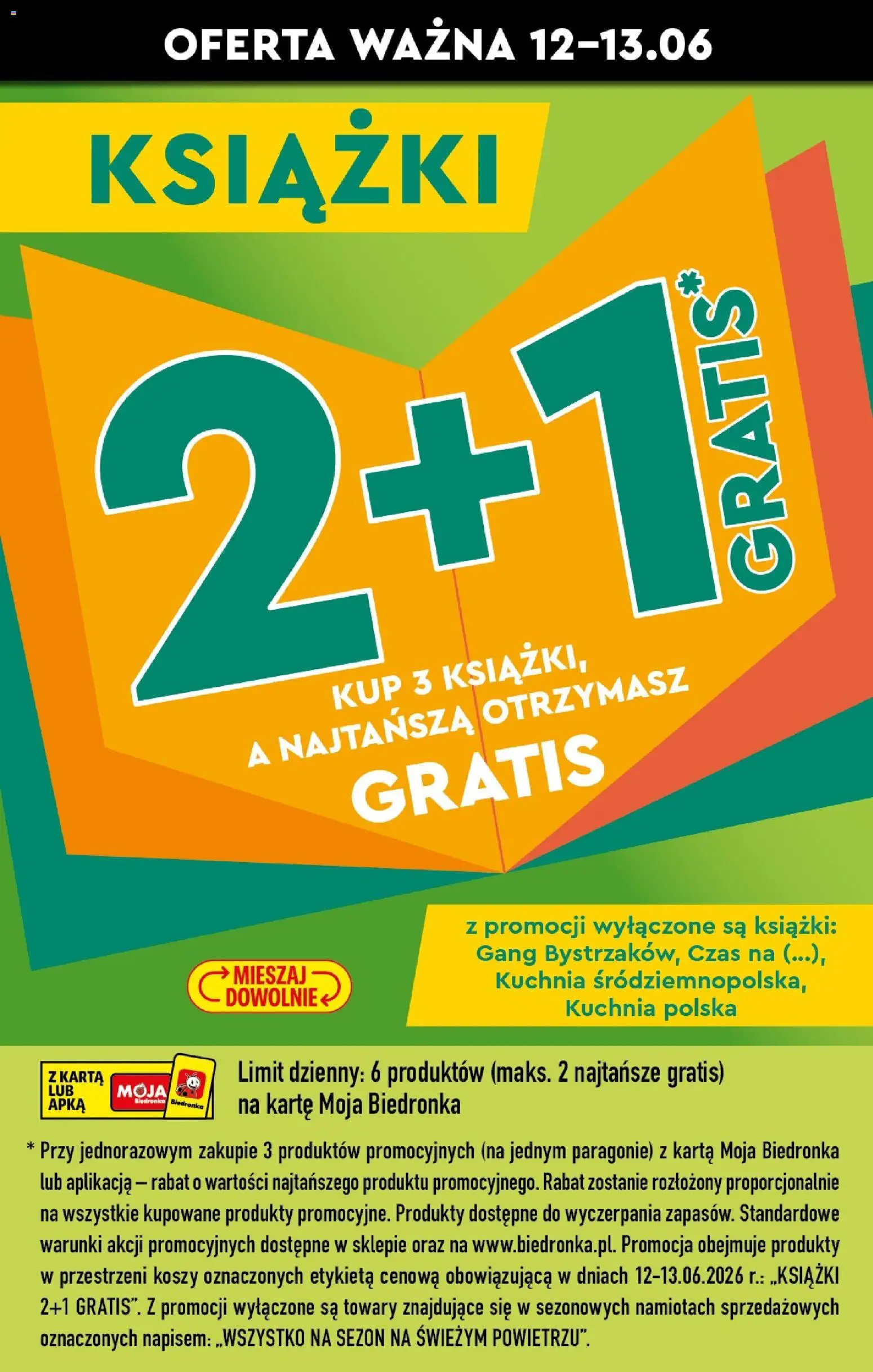 Biedronka gazetka - Hity i inspiracje od 13.06.2026 | Strona: 3 | Produkty: Karta, Książki