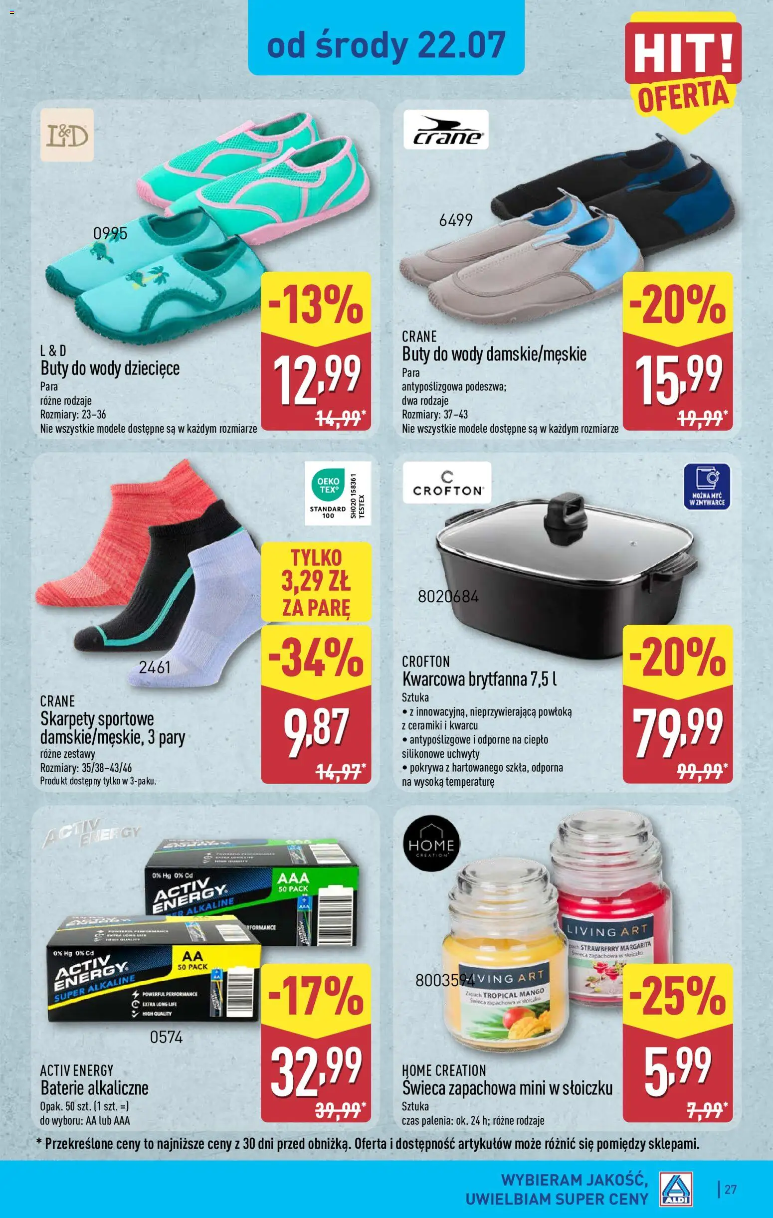 Aldi Polsko leták od 20.07.2026 | Strana: 27 | Produkty: Mango, Pero, Cd, Baterie