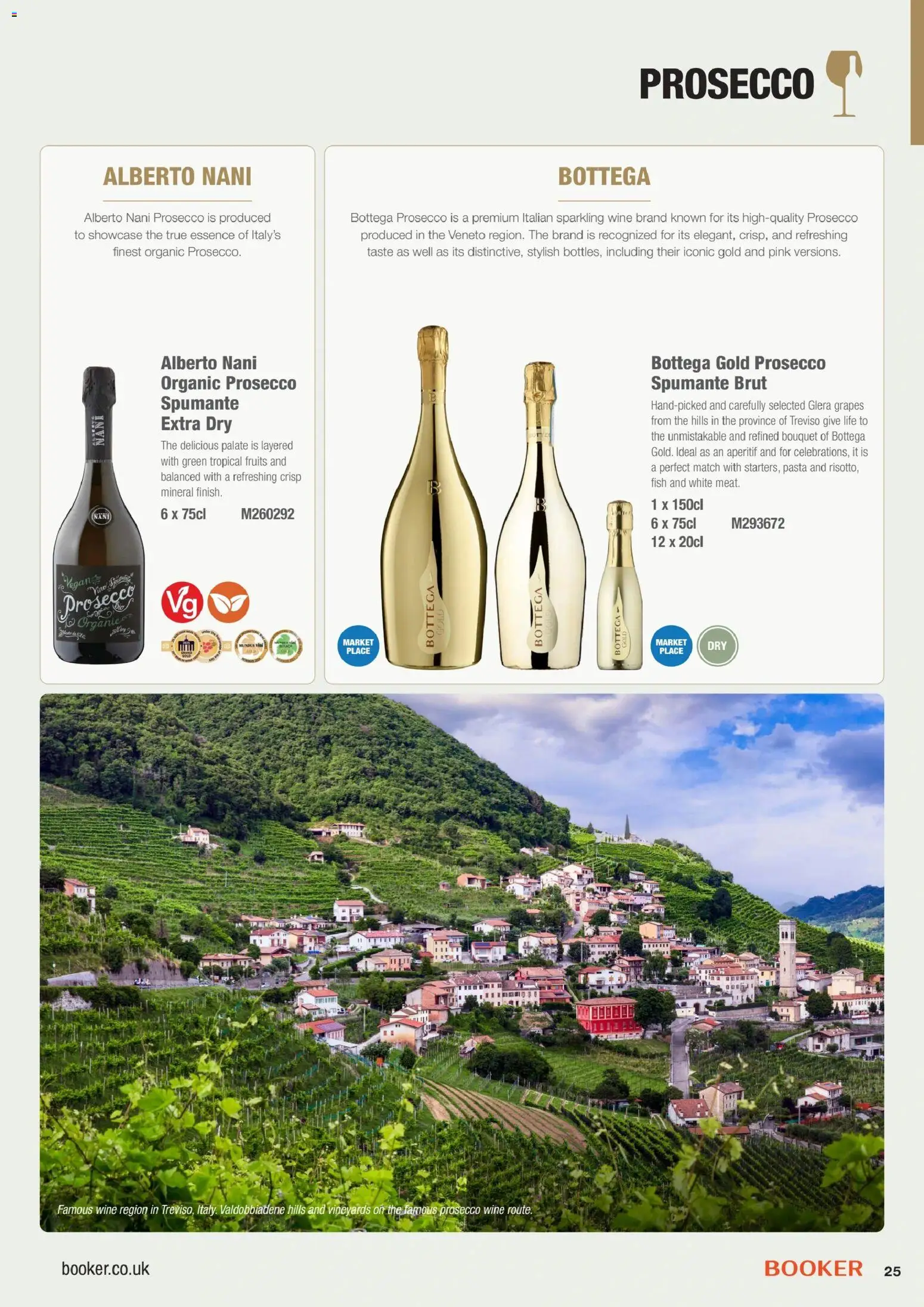 {H1} | Page: 25 | Products: Prosecco, Riska sajt, Fish, Pasta