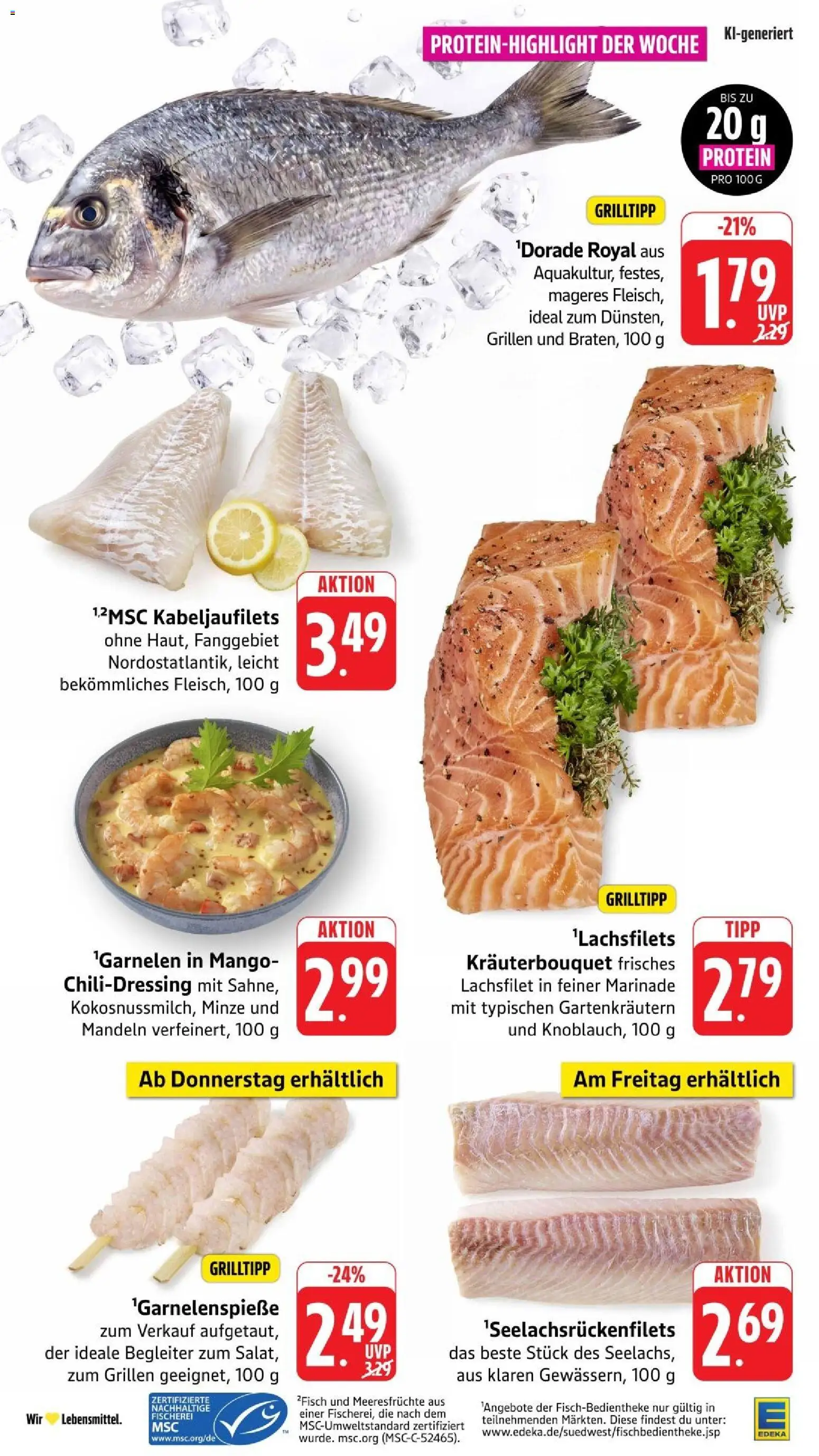 Edeka Prospekt Stuttgart – gültig ab 17.08.2026 | Seite: 9 | Produkte: Mandeln, Meeresfrüchte, Mango