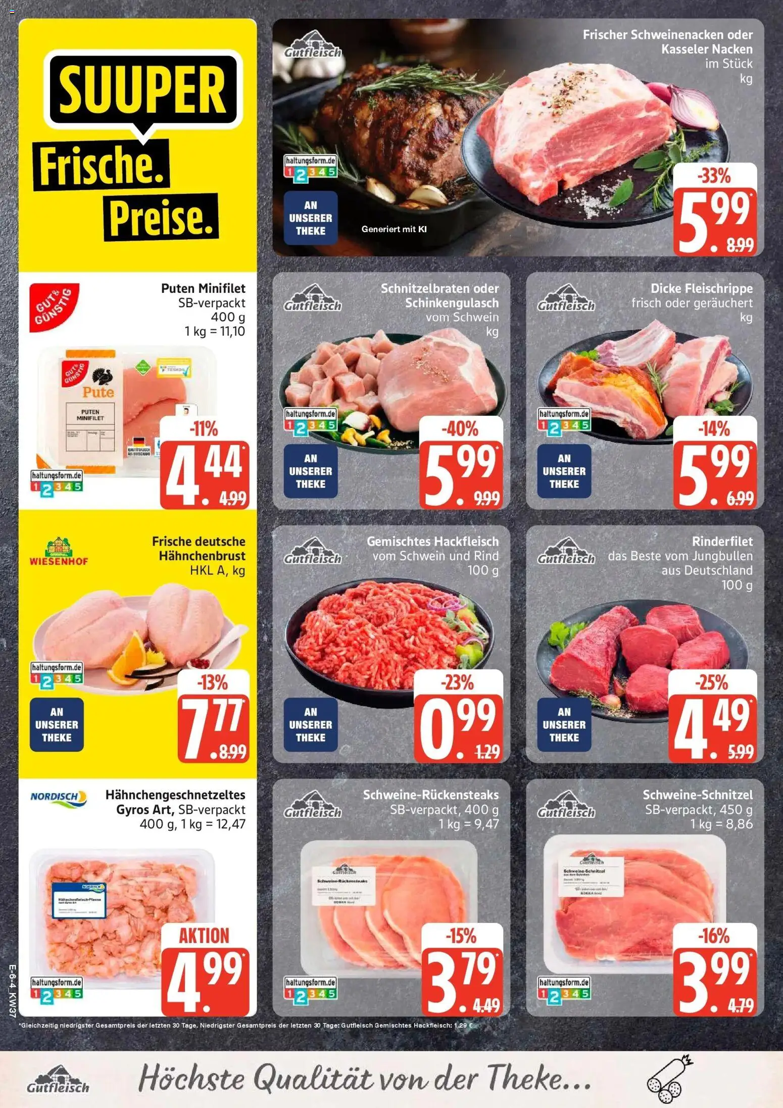 Edeka Prospekt Neuruppin (ab 07.09.2026) » Angebote Online | Seite: 8 | Produkte: Pute, Schweinenacken, Gyros, Hackfleisch