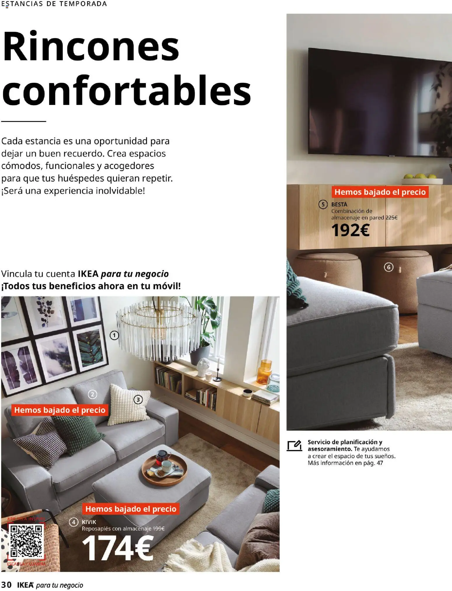 IKEA - IKEA para tu negocio │ válido desde el 01/09/2026 | Página: 30 | Productos: Reposapiés, Té, Móvil, Almacenaje