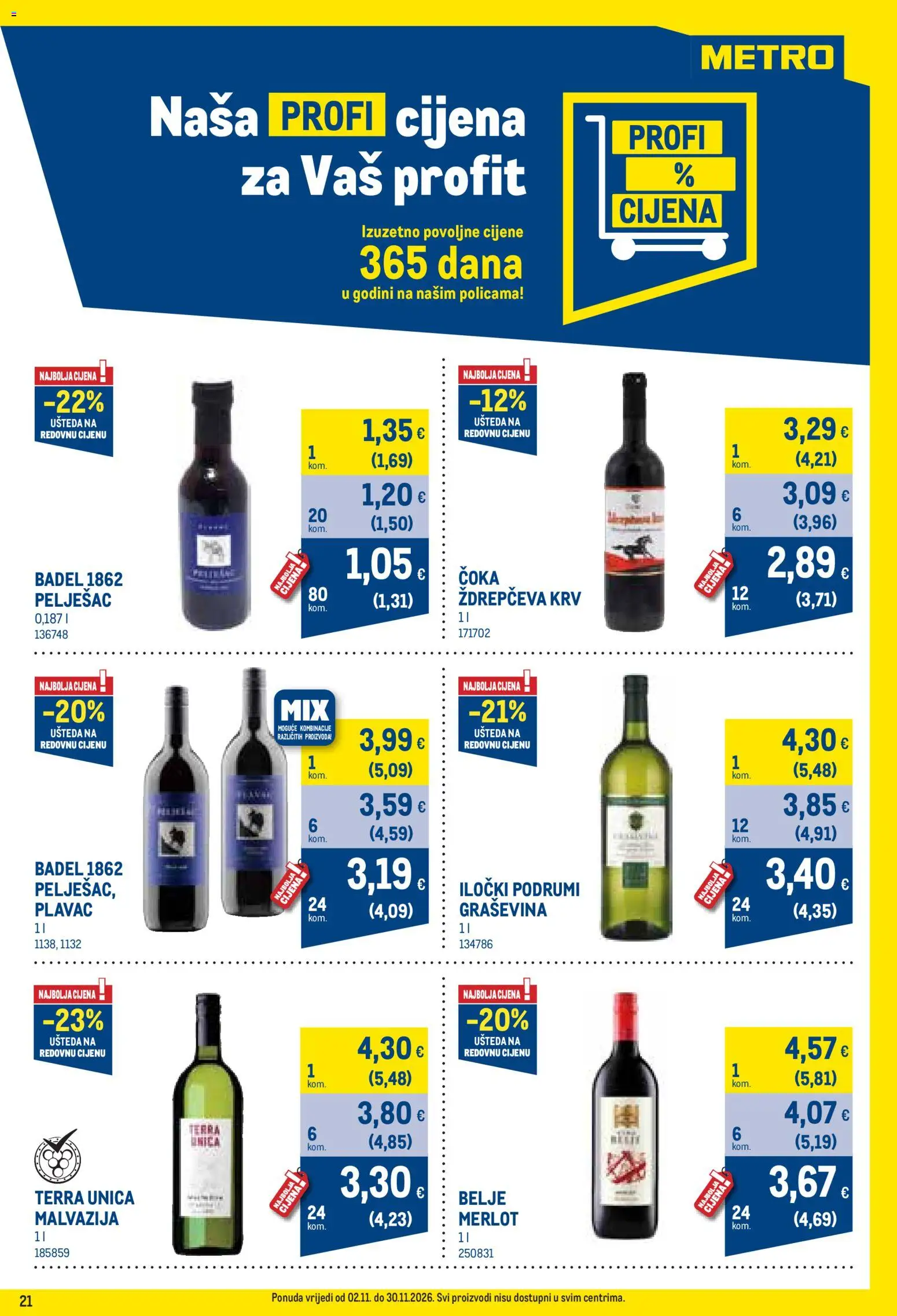 Metro katalog | vrijedi od 02.11.2026 | Stranica: 21 | Proizvodi: Badel