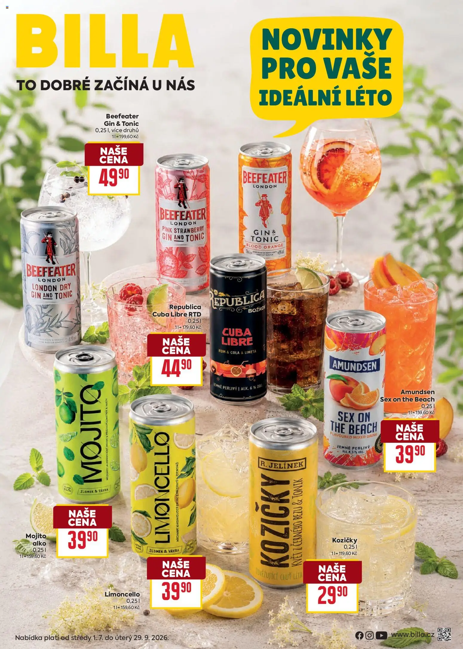Billa leták od 01.07.2026 + Akce příští týden catalogue cover