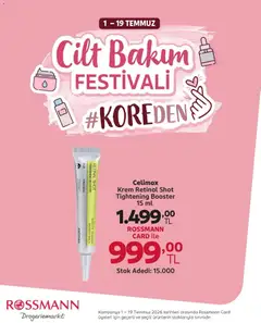 01 Temmuz 2026 tarihinden itibaren geçerli olan Rossmann kataloğu önizlemesi