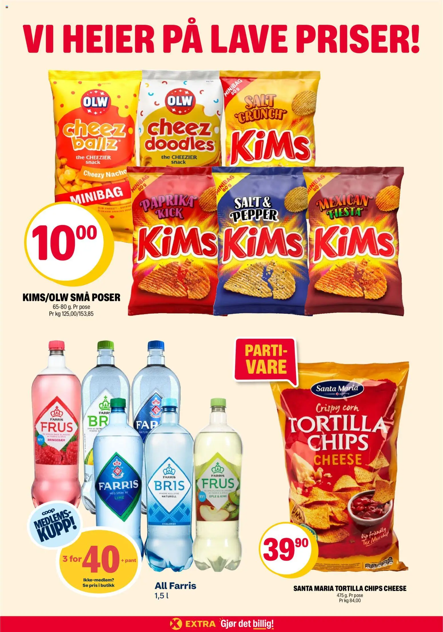 {H1} | Side: 4 | Produkter: Farris, Kiwi, Tortilla chips, Paprika