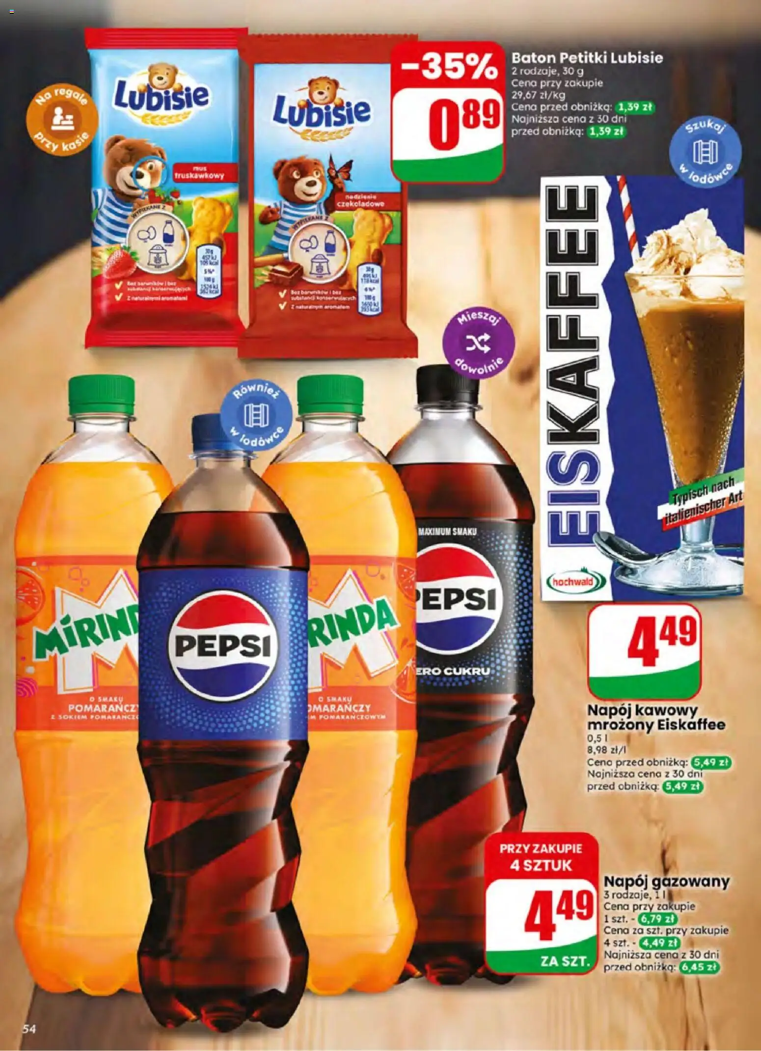 Dino gazetka od 01.07.2026 | Strona: 54 | Produkty: Pepsi, Baton