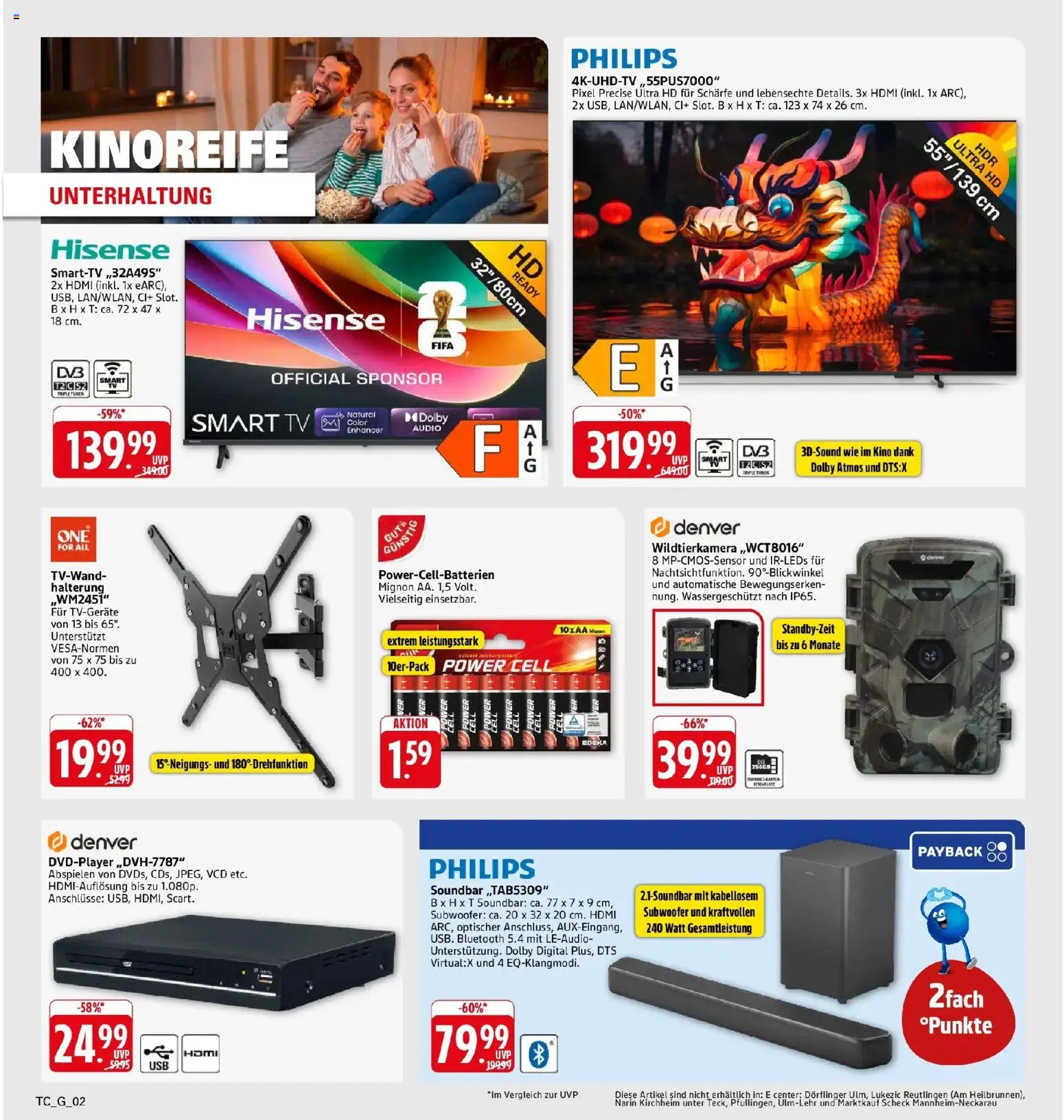 Marktkauf Prospekt Böblingen (ab 17.08.2026) » Angebote online | Seite: 30 | Produkte: Philips, Smart TV, Soundbar, Audio
