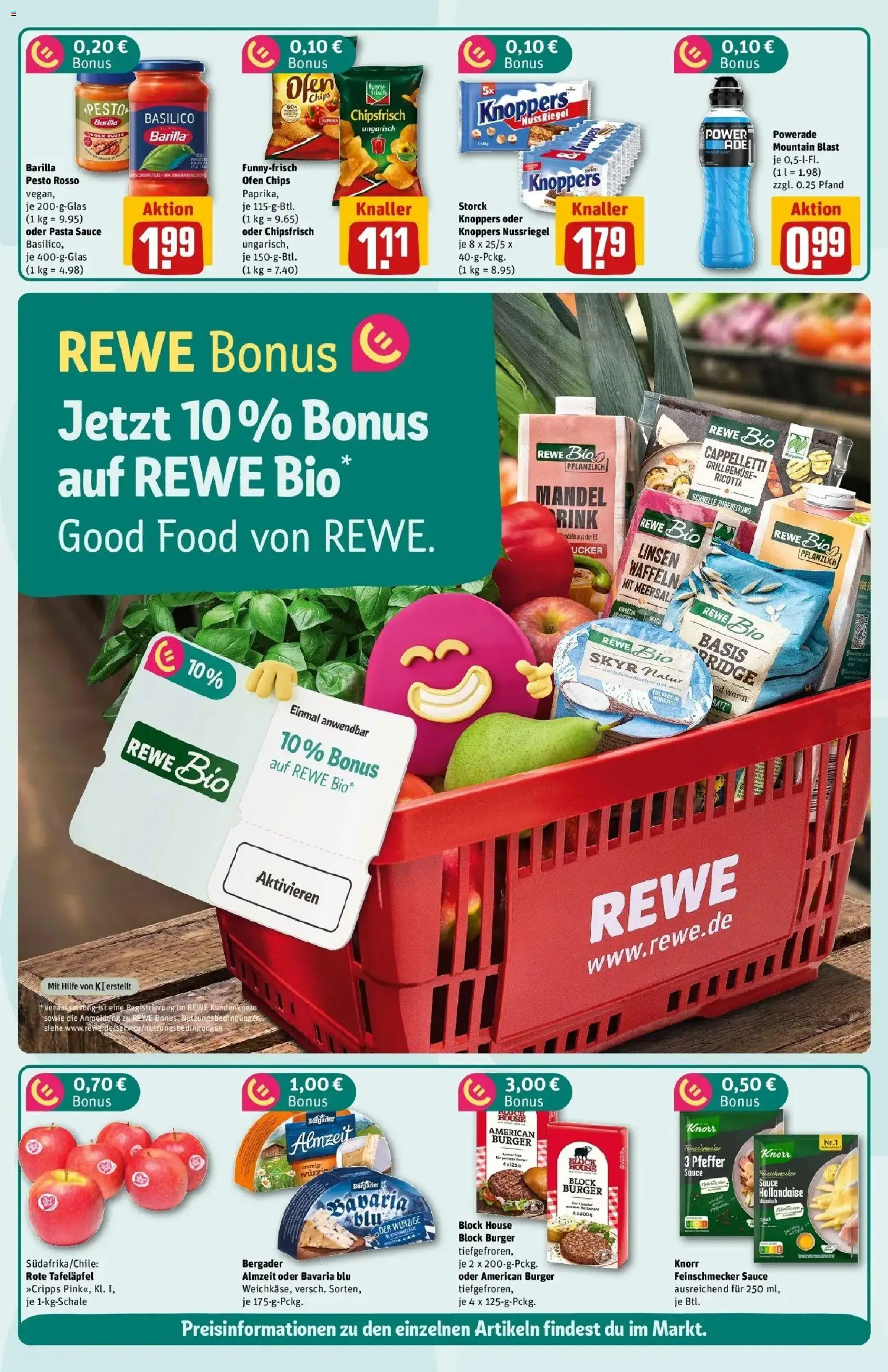 REWE Prospekt ab 31.08.2026 zum Blättern » Angebote | Seite: 2 | Produkte: Ofen, Barilla, Barilla pesto, Paprika