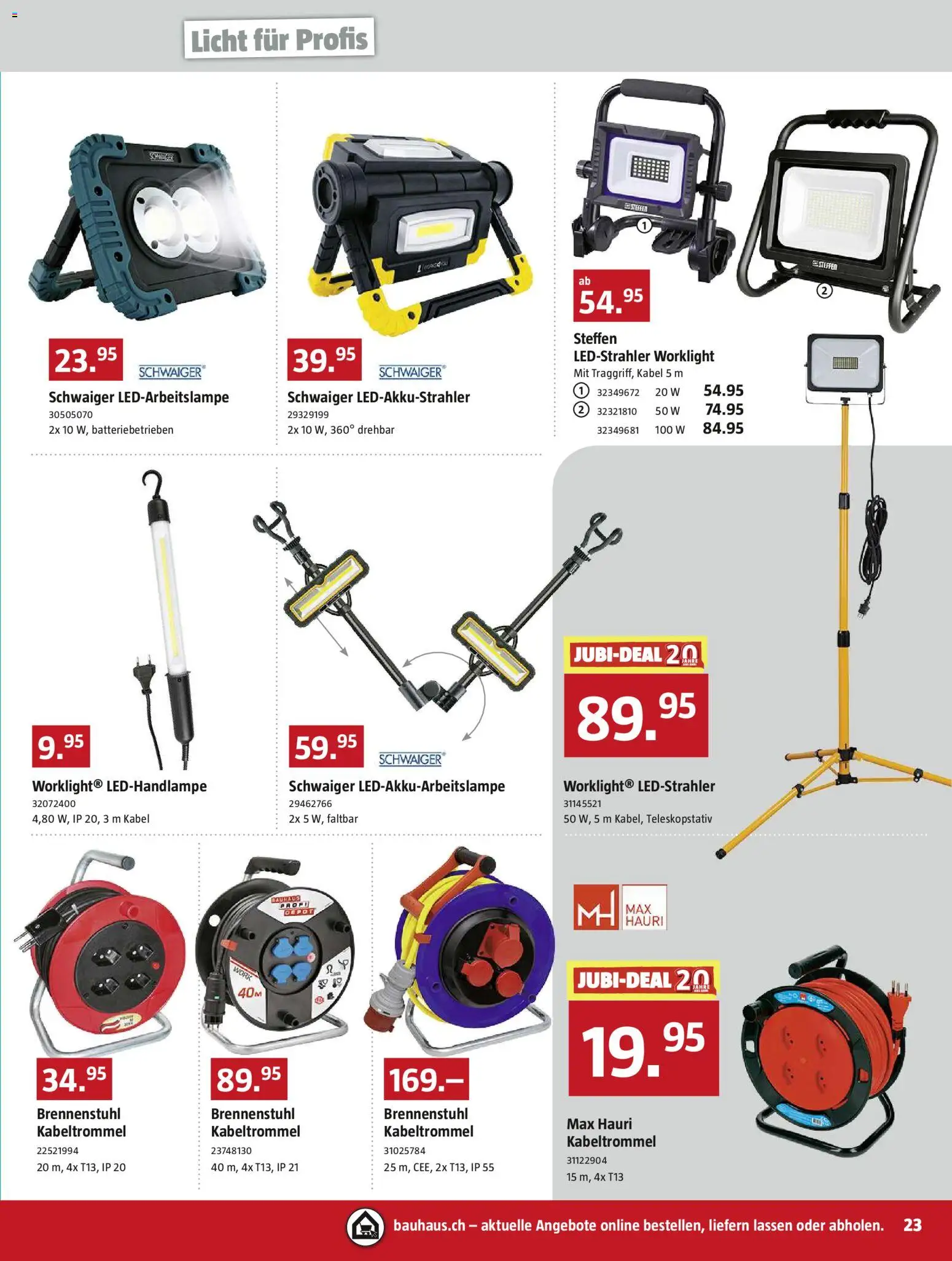 Bauhaus aktionen – gültig ab 26.10.2026 | Seite: 23 | Produkte: Kabel