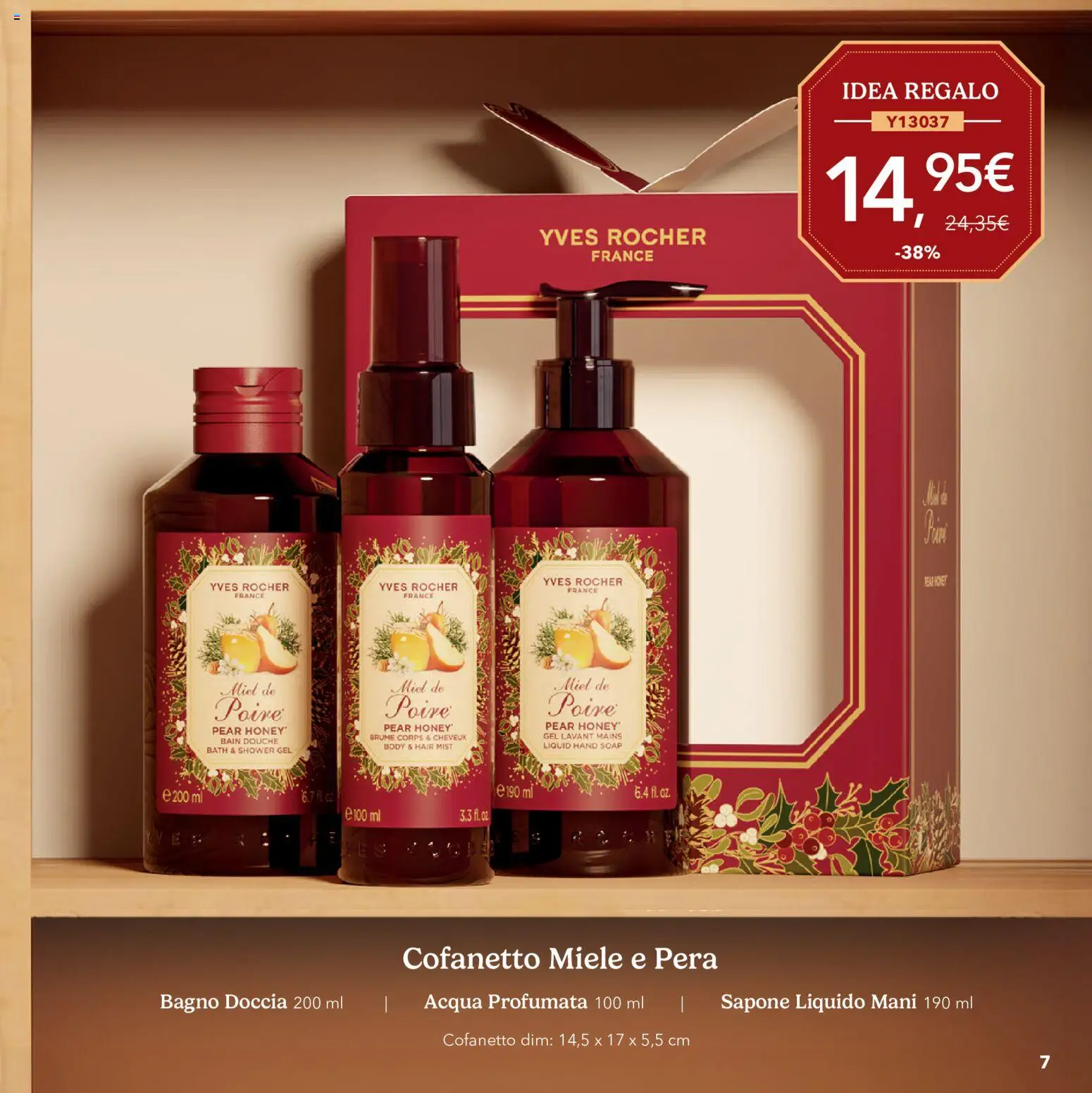 Volantino Yves Rocher del 20/10/2026 | Pagina: 7 | Prodotti: Acqua, Pera, Bagno, Doccia