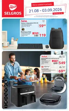 Ofertele Selgros valabile de la 21.08.2026