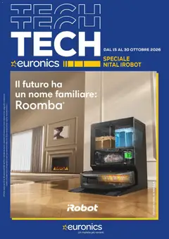 Anteprima del volantino Euronics volantino Irobot valido a partire dal 15/10/2026