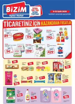09 Eylül 2026 tarihinden itibaren geçerli olan Bizim Toptan kataloğu önizlemesi