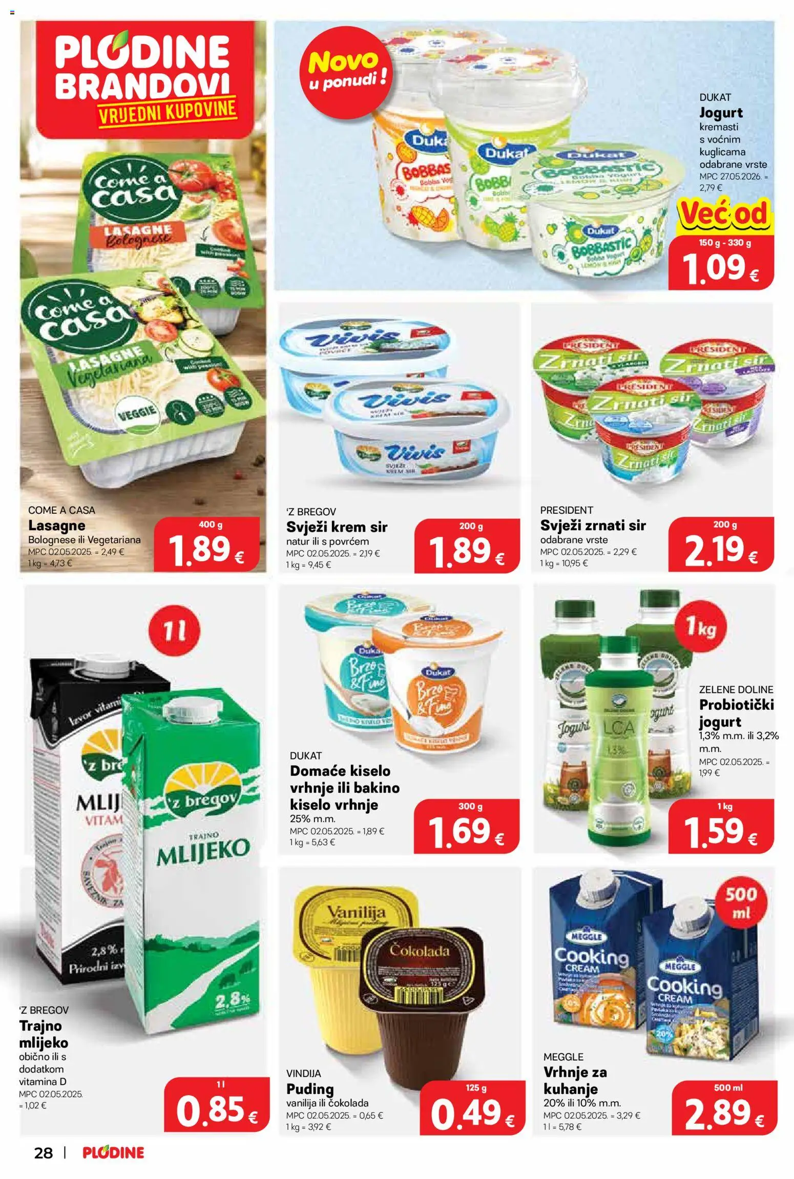 Plodine katalog | vrijedi od 01.07.2026 | Stranica: 28