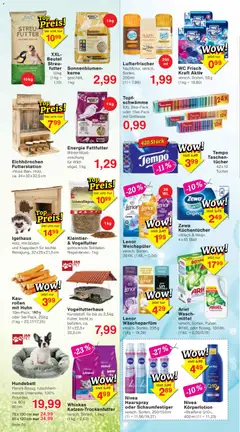 Wiglo Wunderland Prospekt ab 28.09.2026 gültig | Seite: 4 | Produkte: Ariel, Taschen, Schwämme, Haarspray