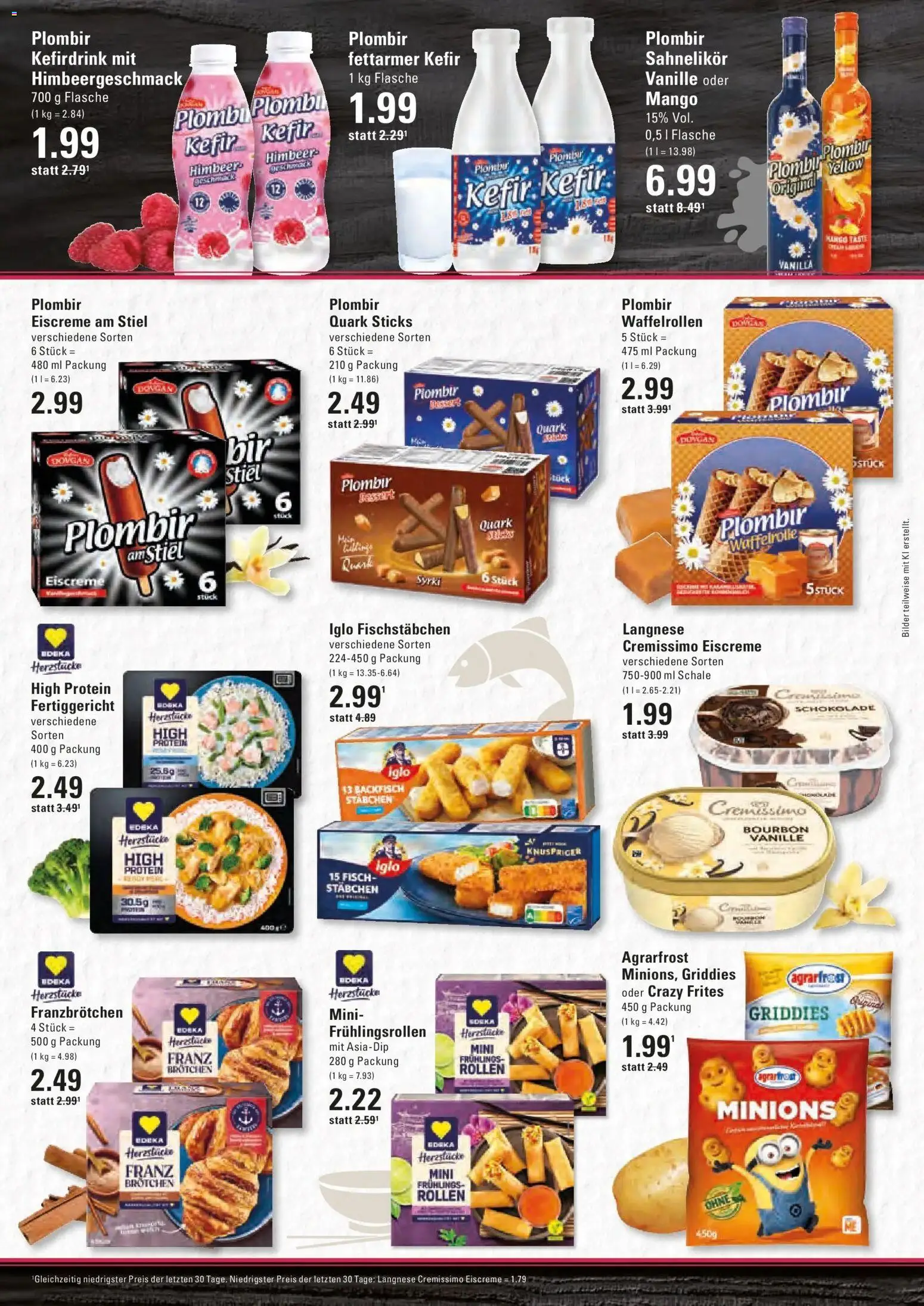 Edeka Prospekt Hamburg (ab 12.10.2026) » Angebote Online | Seite: 10 | Produkte: Kefir, Iglo, Eiscreme, Bourbon