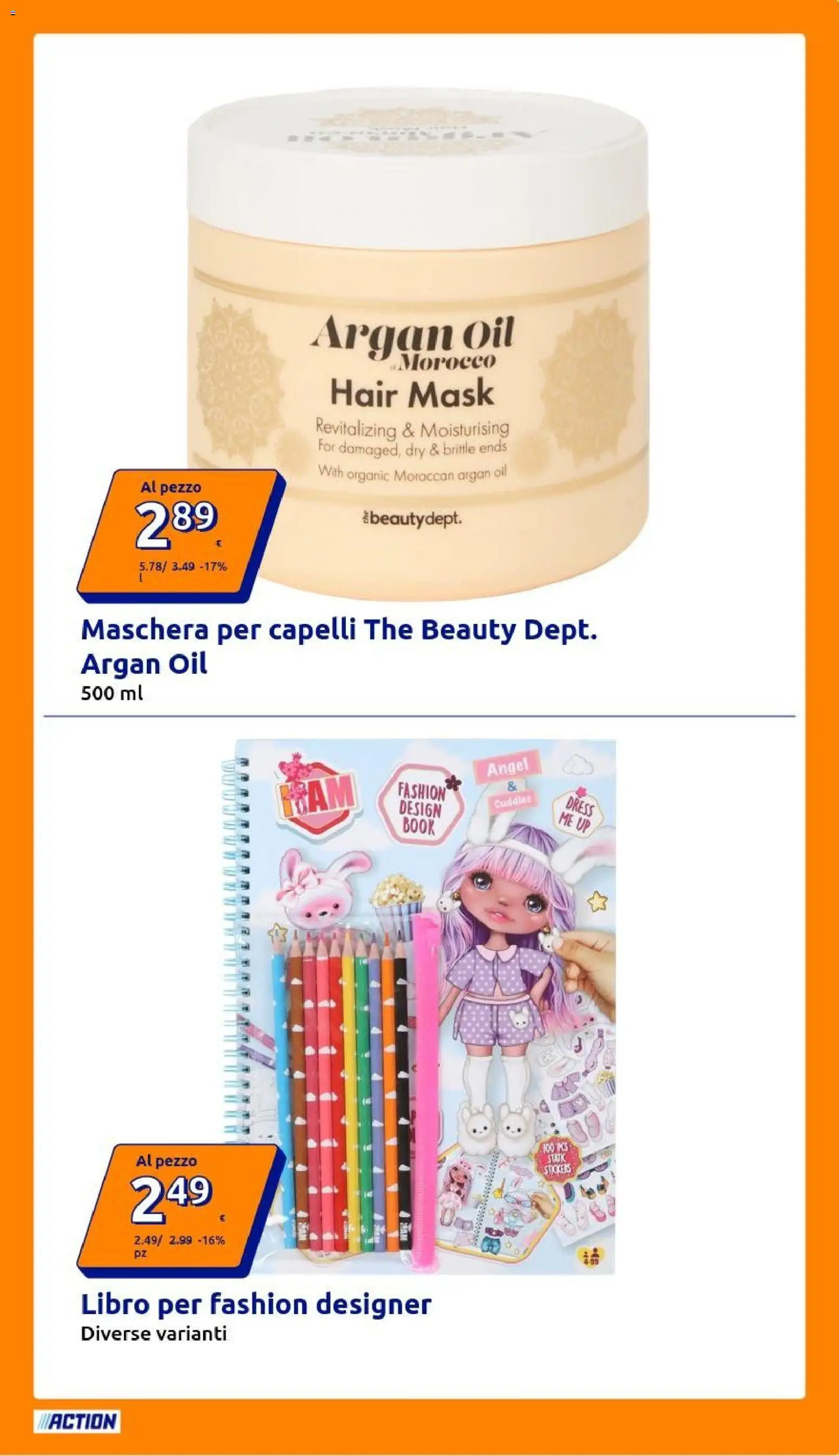 Volantino Action del 01/07/2026 | Pagina: 23 | Prodotti: Maschera per capelli, Maschera, The