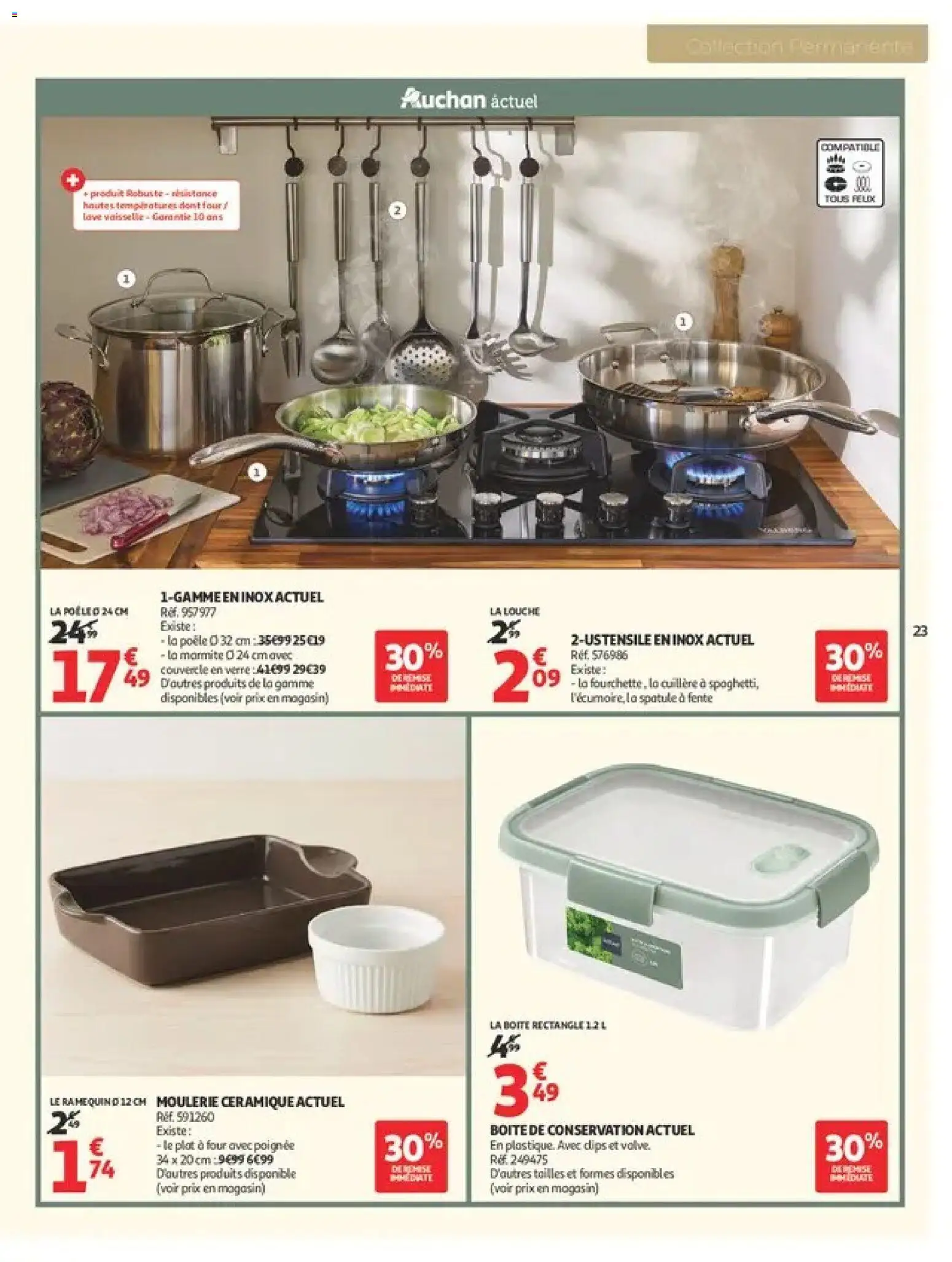{H1} | Page: 23 | Produits: Couvercle, Poêle, Marmite, Plat a four