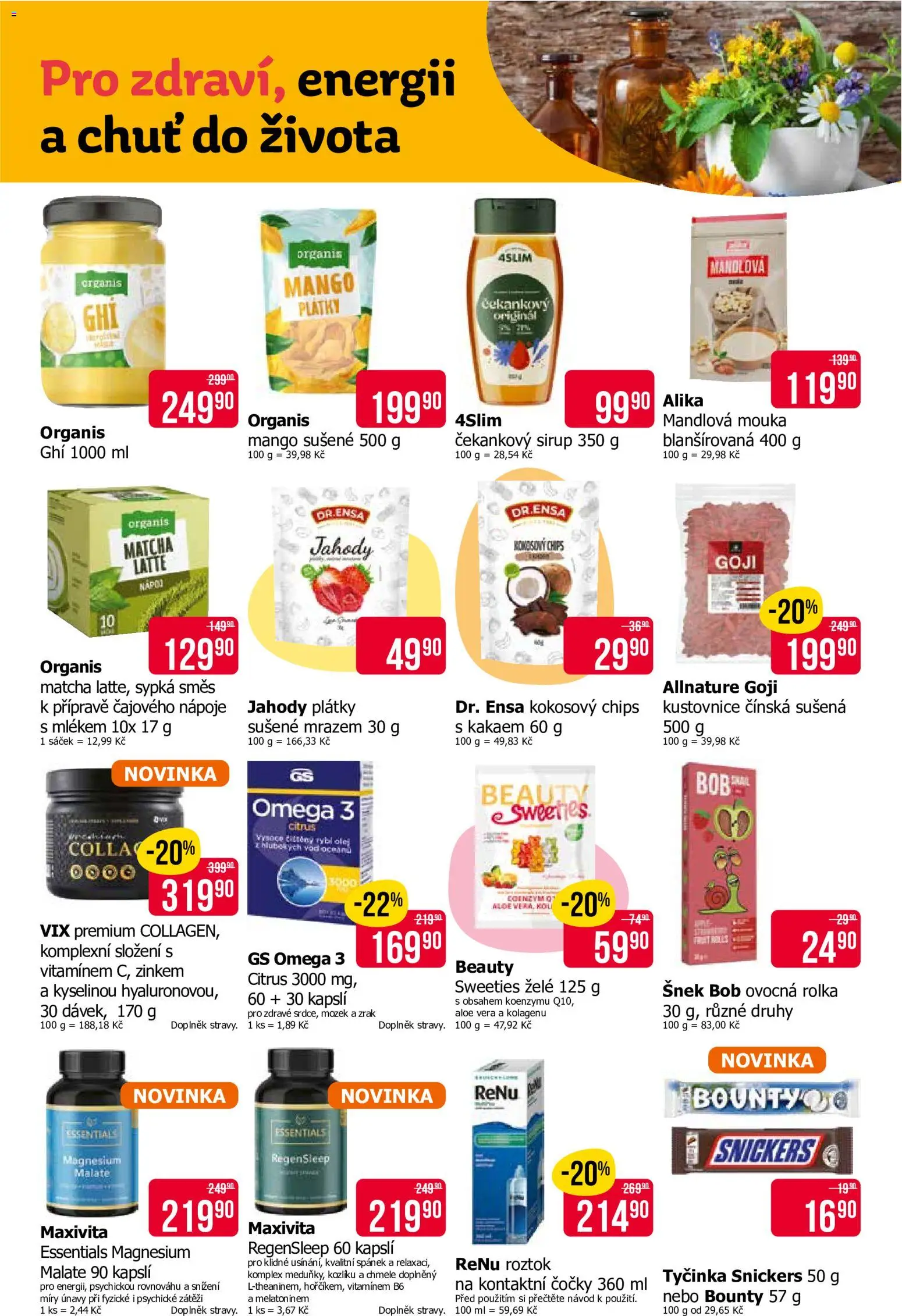 TETA Drogerie leták od 21.05.2026 | Strana: 12 | Produkty: Mango, Ghí, Čekankový sirup, Mandlová mouka