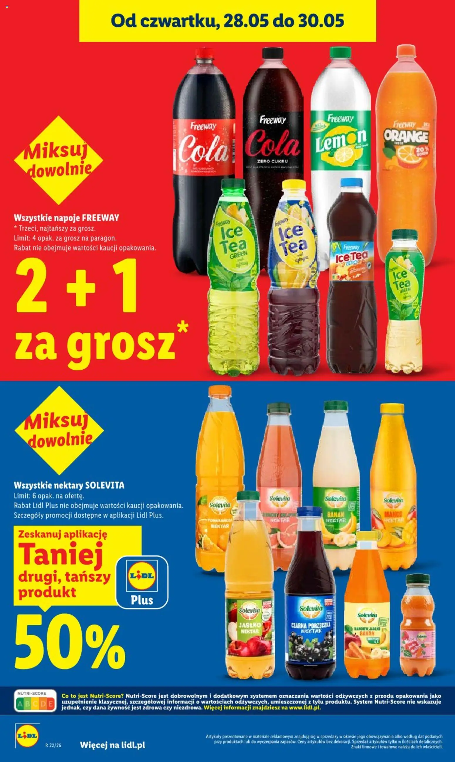 Lidl gazetka od 28.05.2026 | Strona: 22 | Produkty: Cytryna, Mango, Ice Tea, Porzeczka