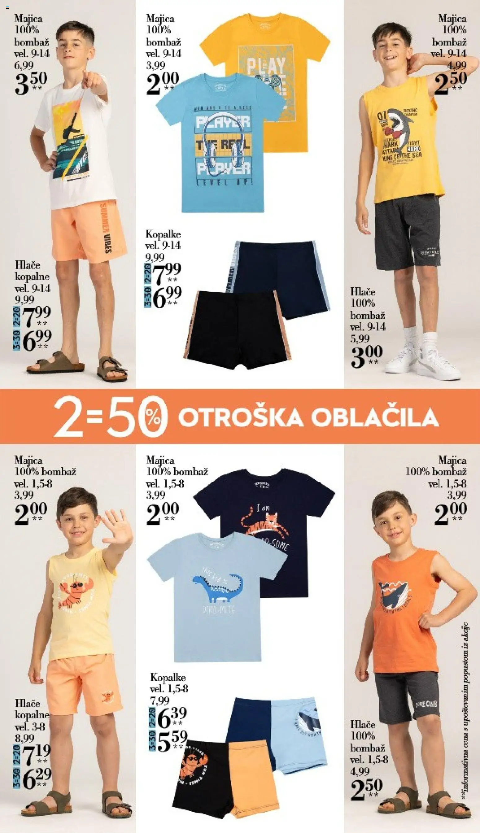 Novi Mana katalog ponudbe – veljaven od 15.06.2026 | Stran: 5 | Izdelki: Otroška oblačila, Oblacila, Majica, Kopalke