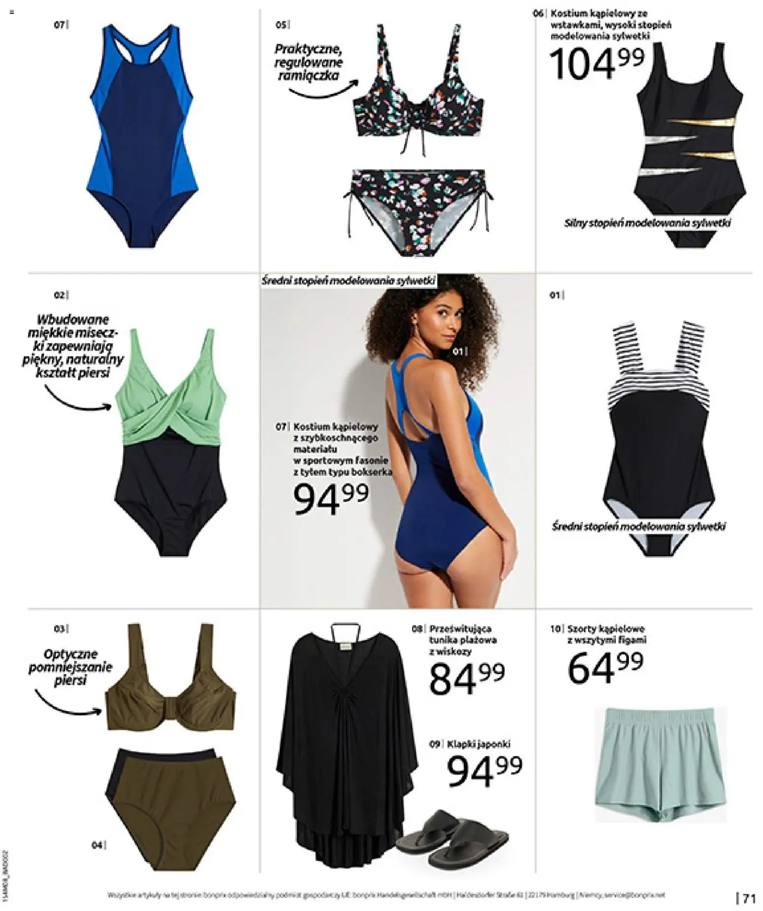 BonPrix Katalog od 10.08.2026 | Strona: 73 | Produkty: Szorty, Klapki, Piersi, Japonki