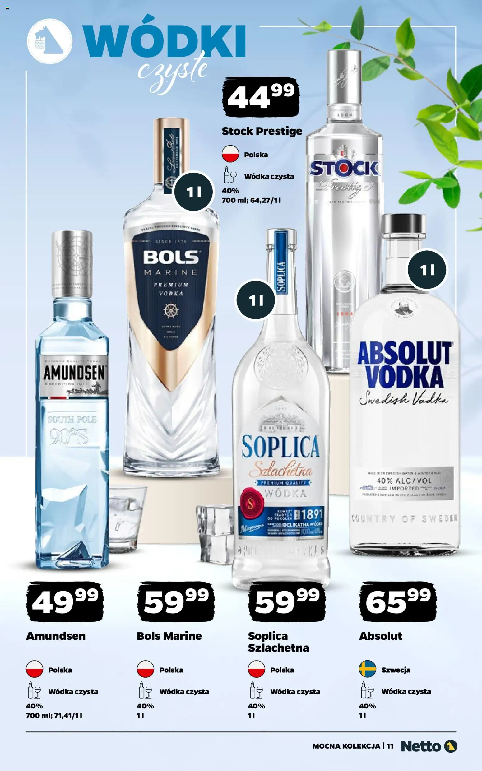 Netto gazetka - Alkohole mocne od 08.06.2026 | Strona: 11 | Produkty: Vodka, Wódka